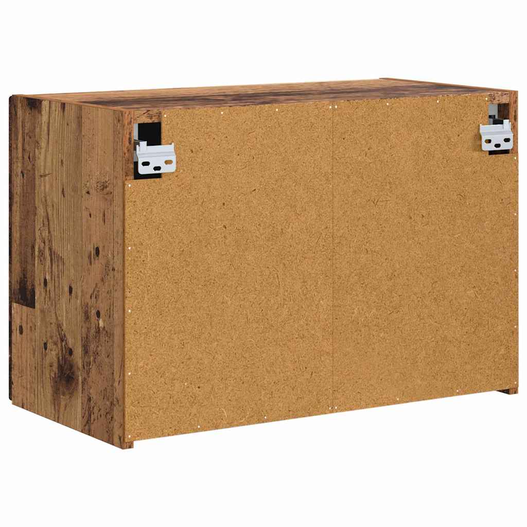 TV Wall Cabinet Old Wood 59.5 x 31 x 40 cm Engineered Wood