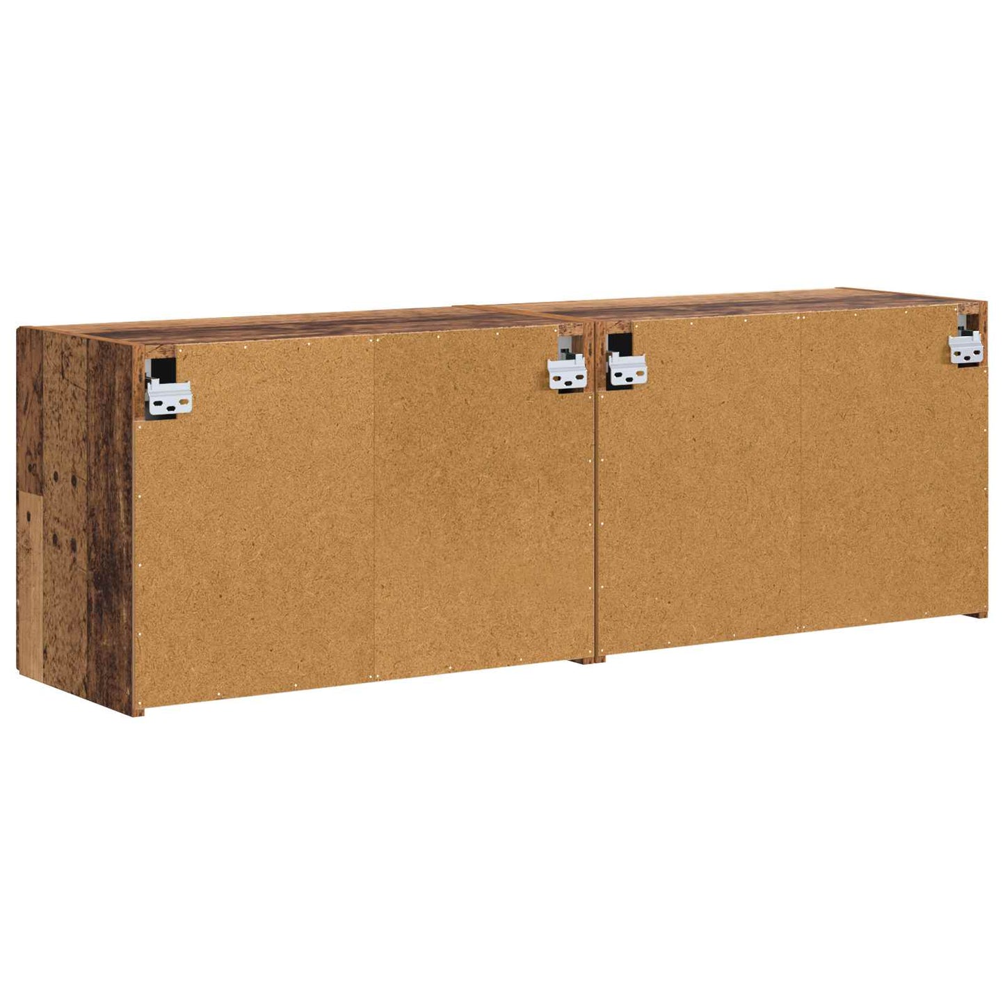 TV Wall Cabinet Wall-mounted 2 pcs Old Wood 59.5 x 31 x 40 cm