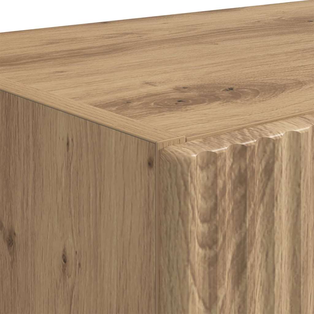 TV Wall Cabinet White 59.5 x 31 x 60 cm Engineered Wood