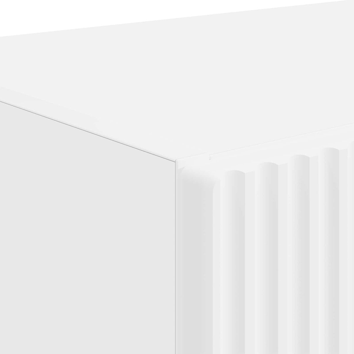 TV Wall Cabinet 59.5 x 31 x 60 cm White Engineered Wood
