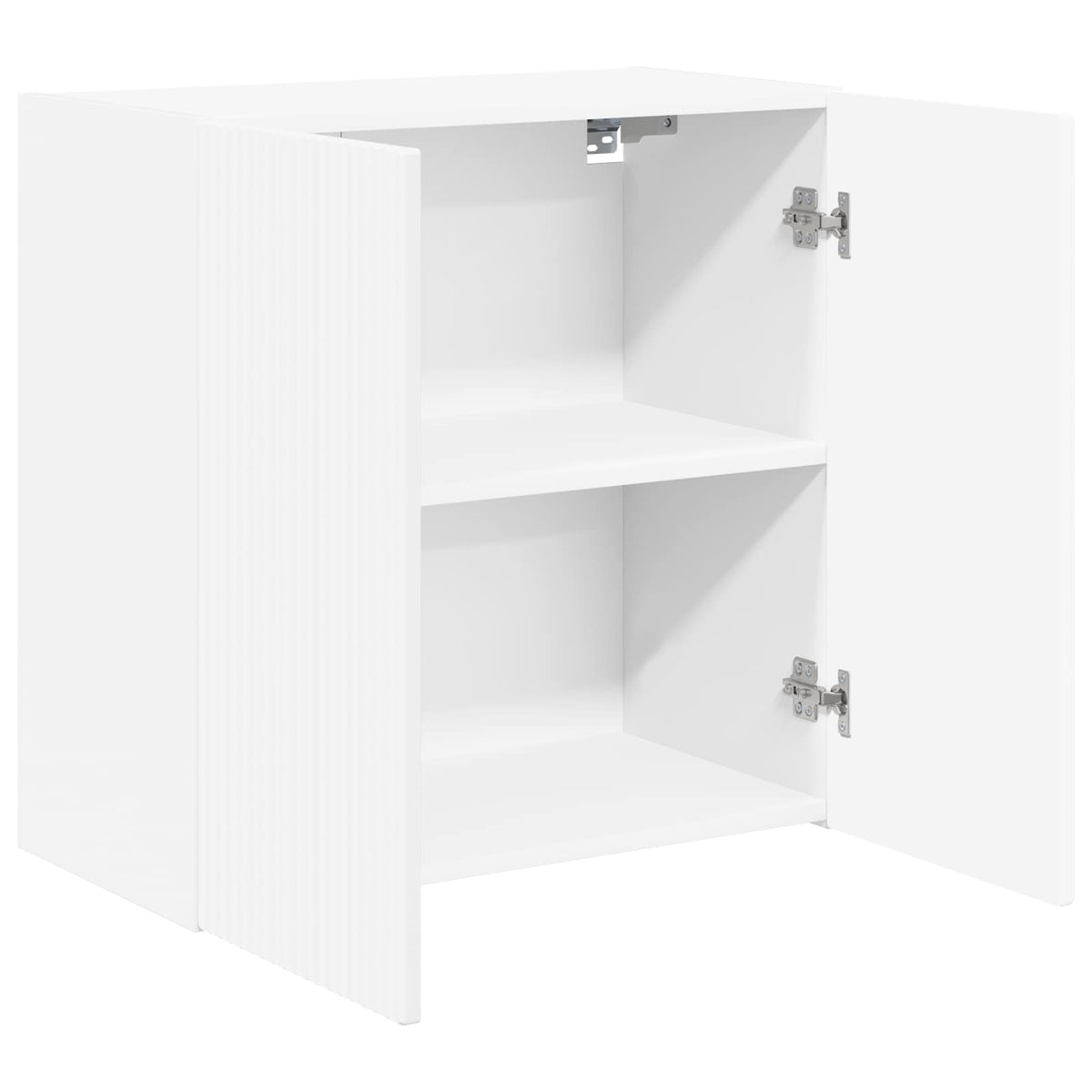 TV Wall Cabinet 59.5 x 31 x 60 cm White Engineered Wood