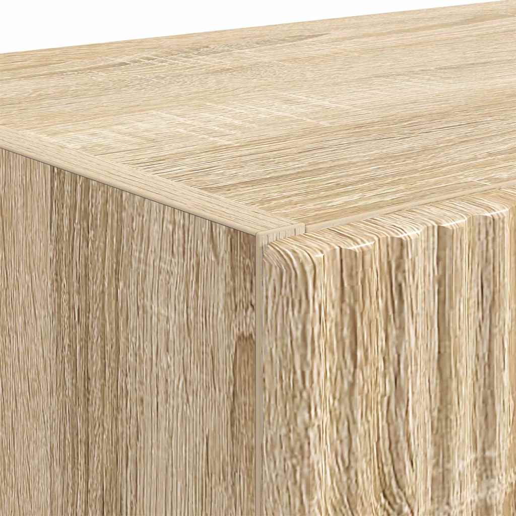 TV Wall Cabinet Sonoma Oak 59.5 x 31 x 60 cm Engineered Wood
