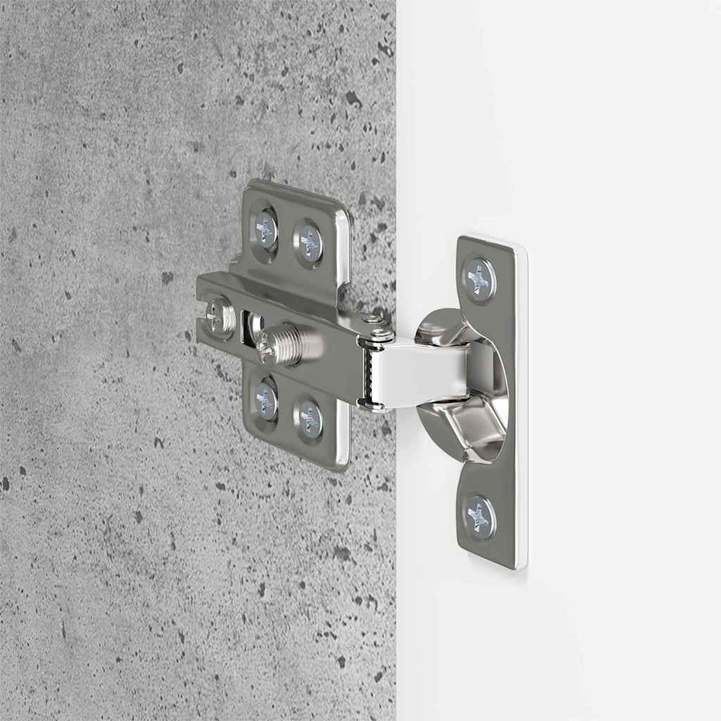 TV Wall Cabinet Concrete Grey 59.5 x 31 x 60 cm Engineered Wood