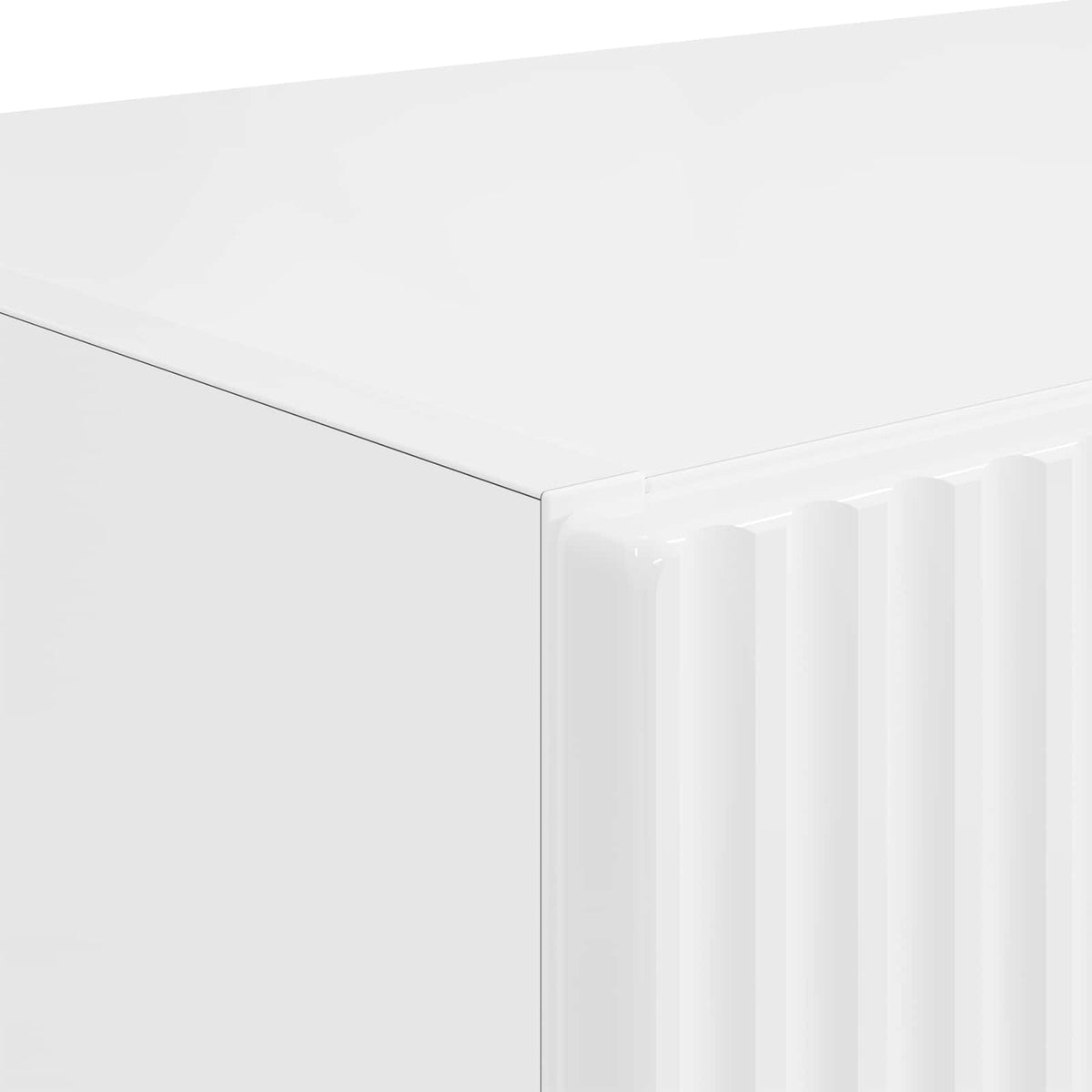 TV Wall Cabinet 59.5 x 31 x 60 cm High Gloss White