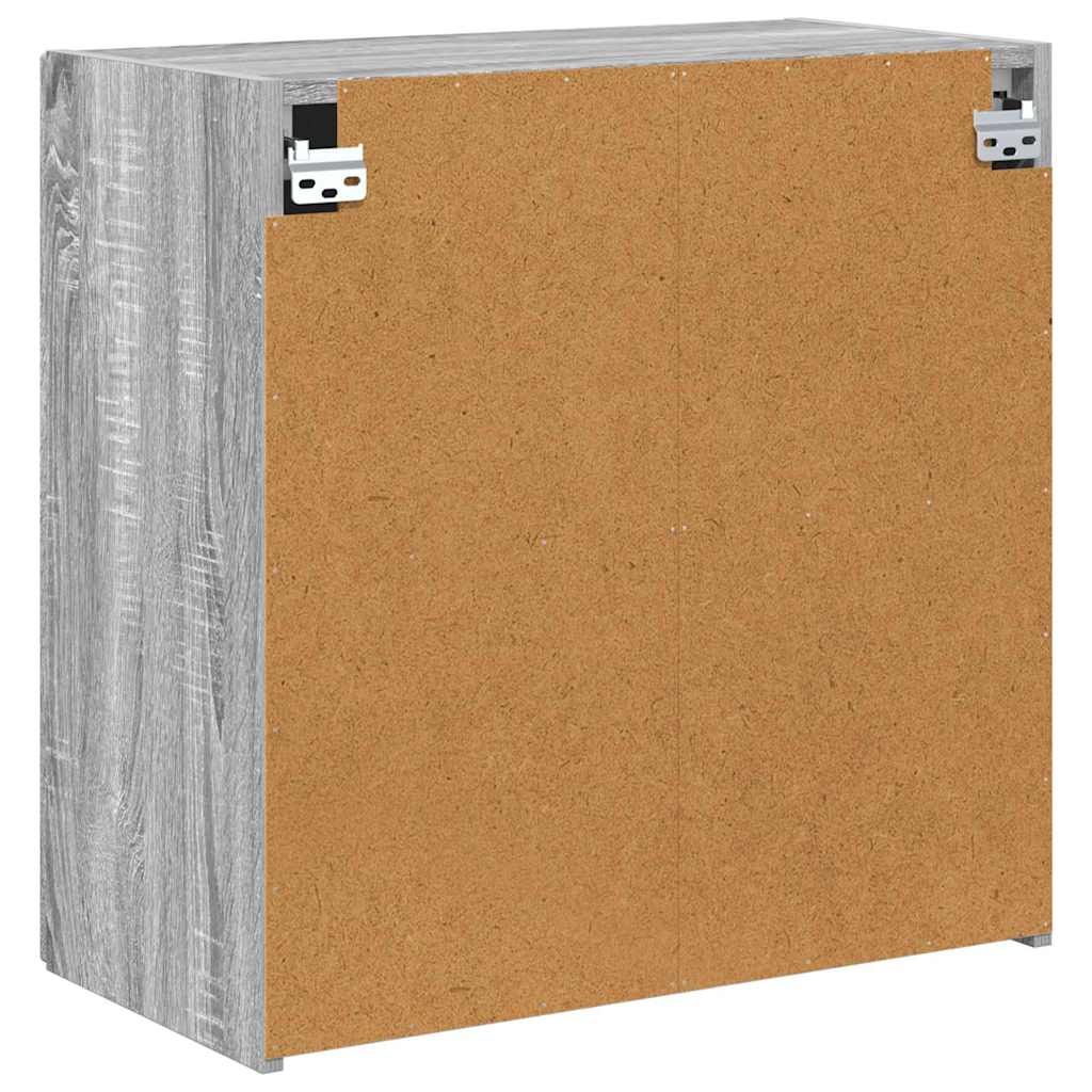 TV Wall Cabinet Grey Sonoma 59.5 x 31 x 60 cm Engineered Wood