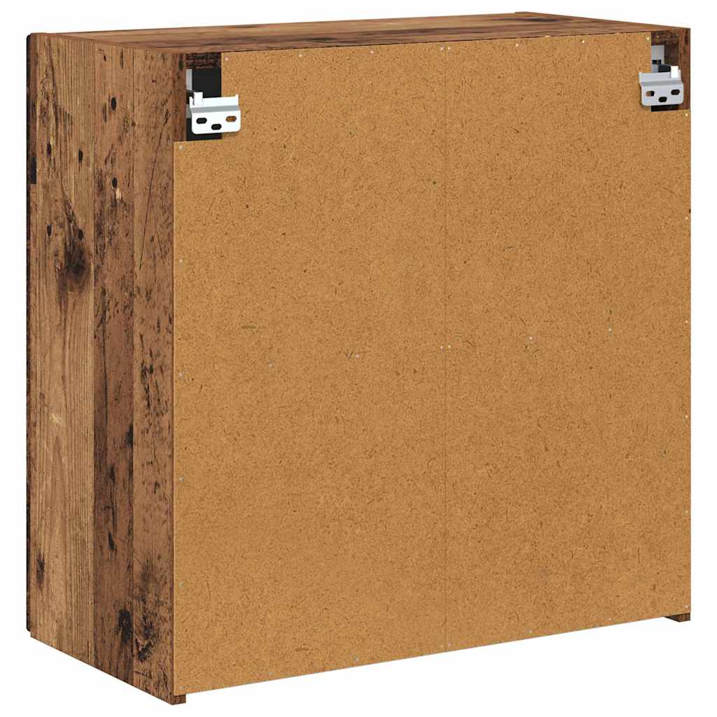 TV Wall Cabinet Old Wood 59.5 x 31 x 60 cm Engineered Wood