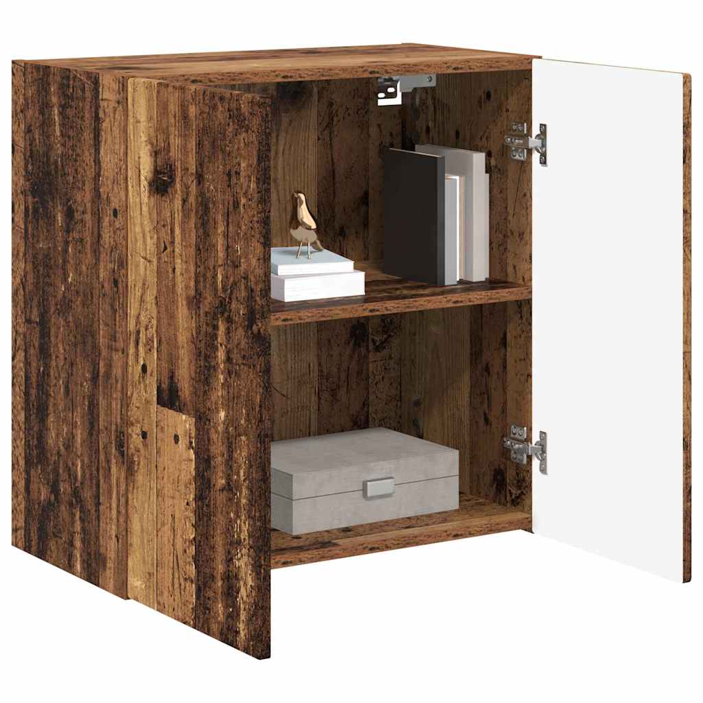 TV Wall Cabinet Old Wood 59.5 x 31 x 60 cm Engineered Wood