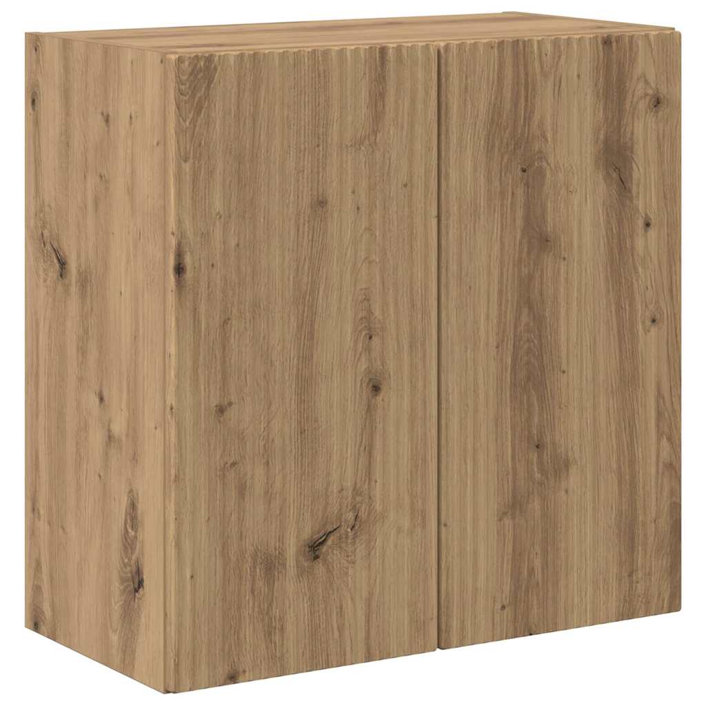 TV Wall Cabinet Artisan Oak 59.5 x 31 x 60 cm Engineered Wood