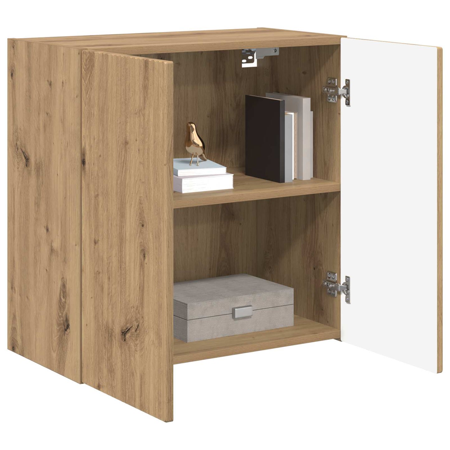 TV Wall Cabinet 59.5 x 31 x 60 cm Artisan Oak Engineered Wood