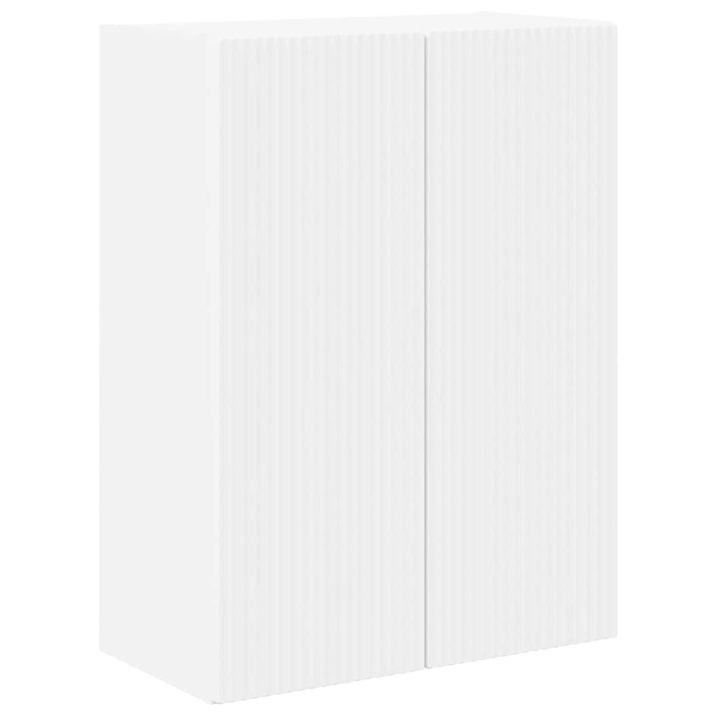 TV Wall Cabinet White 59.5 x 31 x 80 cm Engineered Wood