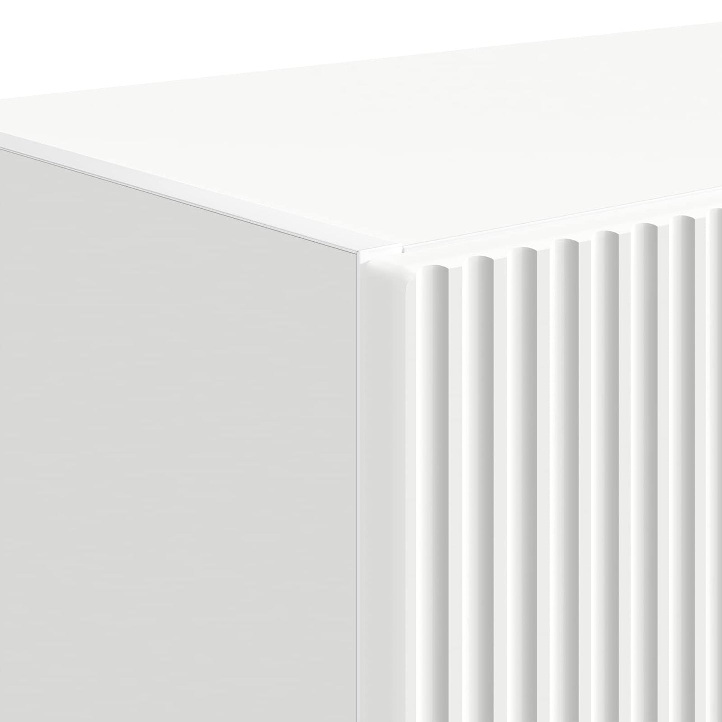 TV Wall Cabinet White 59.5 x 31 x 100 cm Engineered Wood
