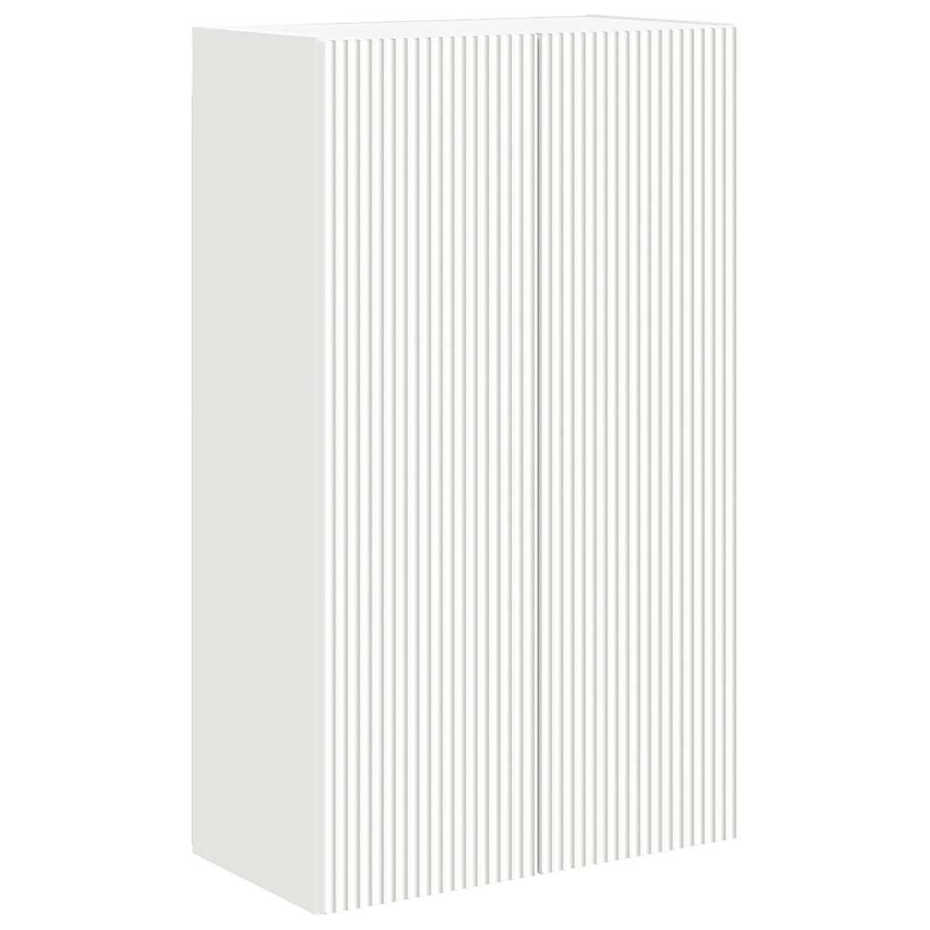 TV Wall Cabinet White 59.5 x 31 x 100 cm Engineered Wood