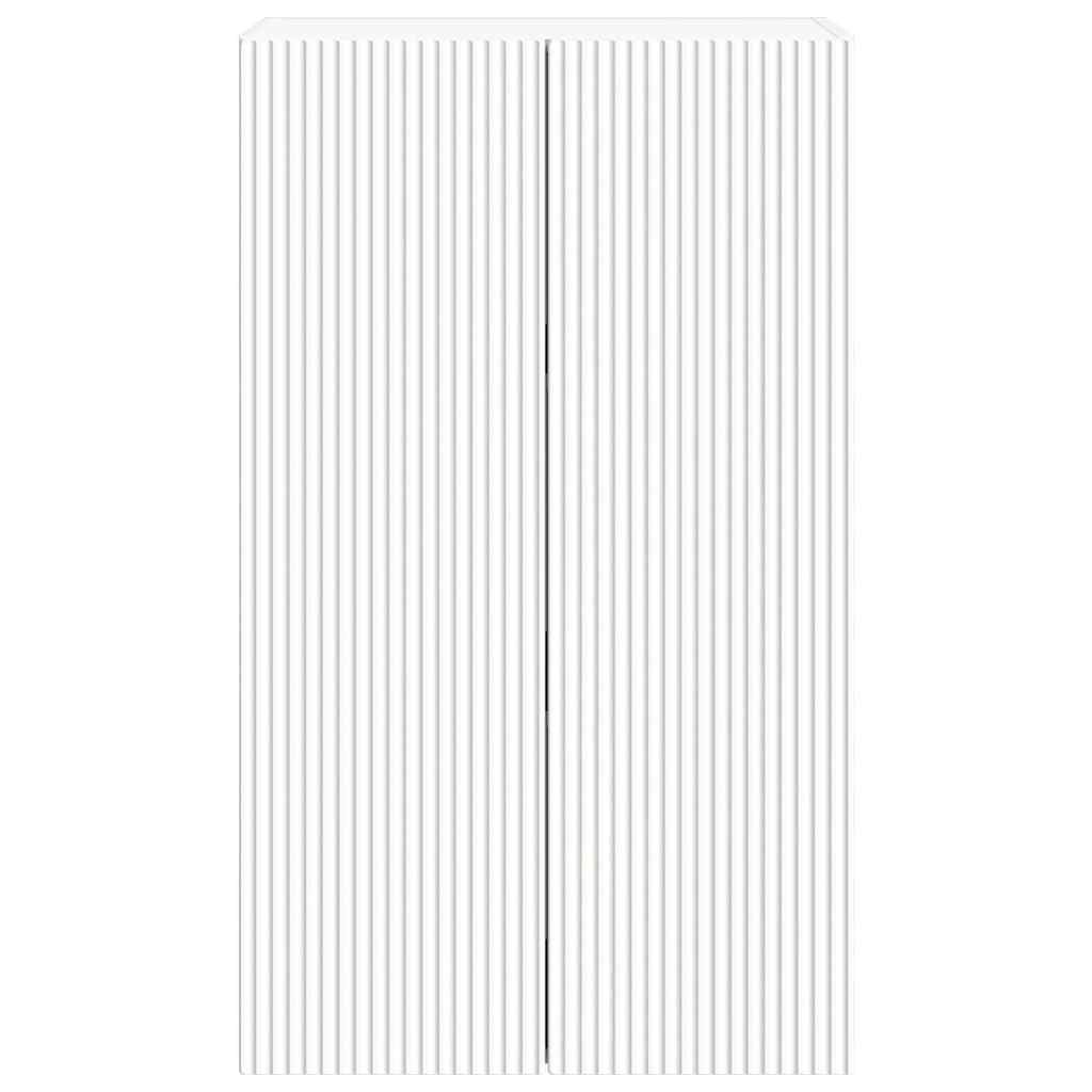 TV Wall Cabinet White 59.5 x 31 x 100 cm Engineered Wood