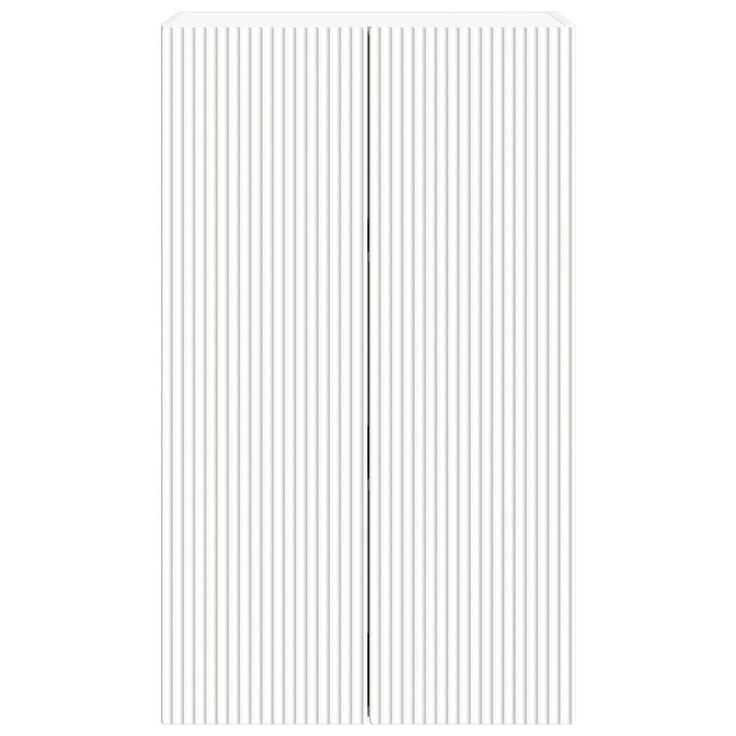 TV Wall Cabinet White 59.5 x 31 x 100 cm Engineered Wood