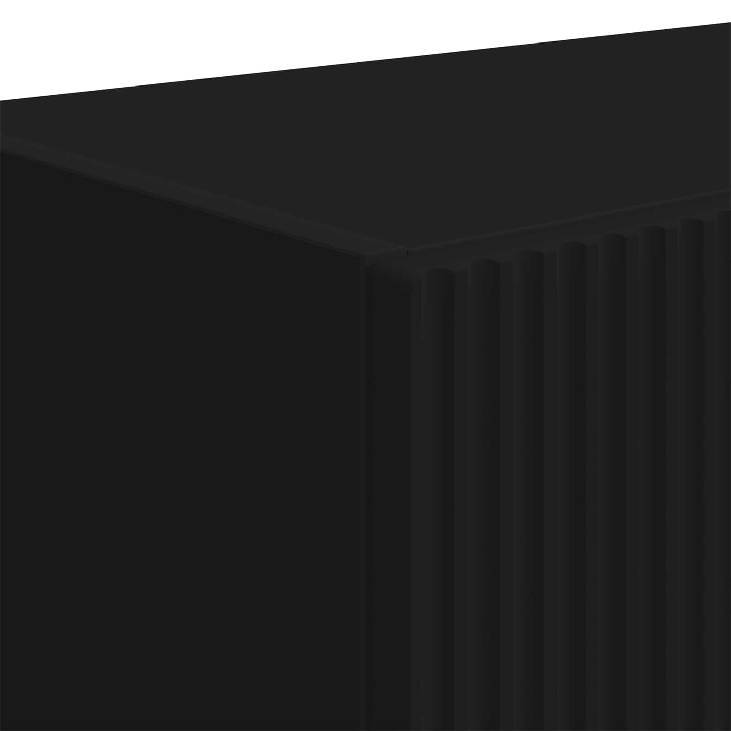 TV Wall Cabinet Black 59.5 x 31 x 100 cm Engineered Wood