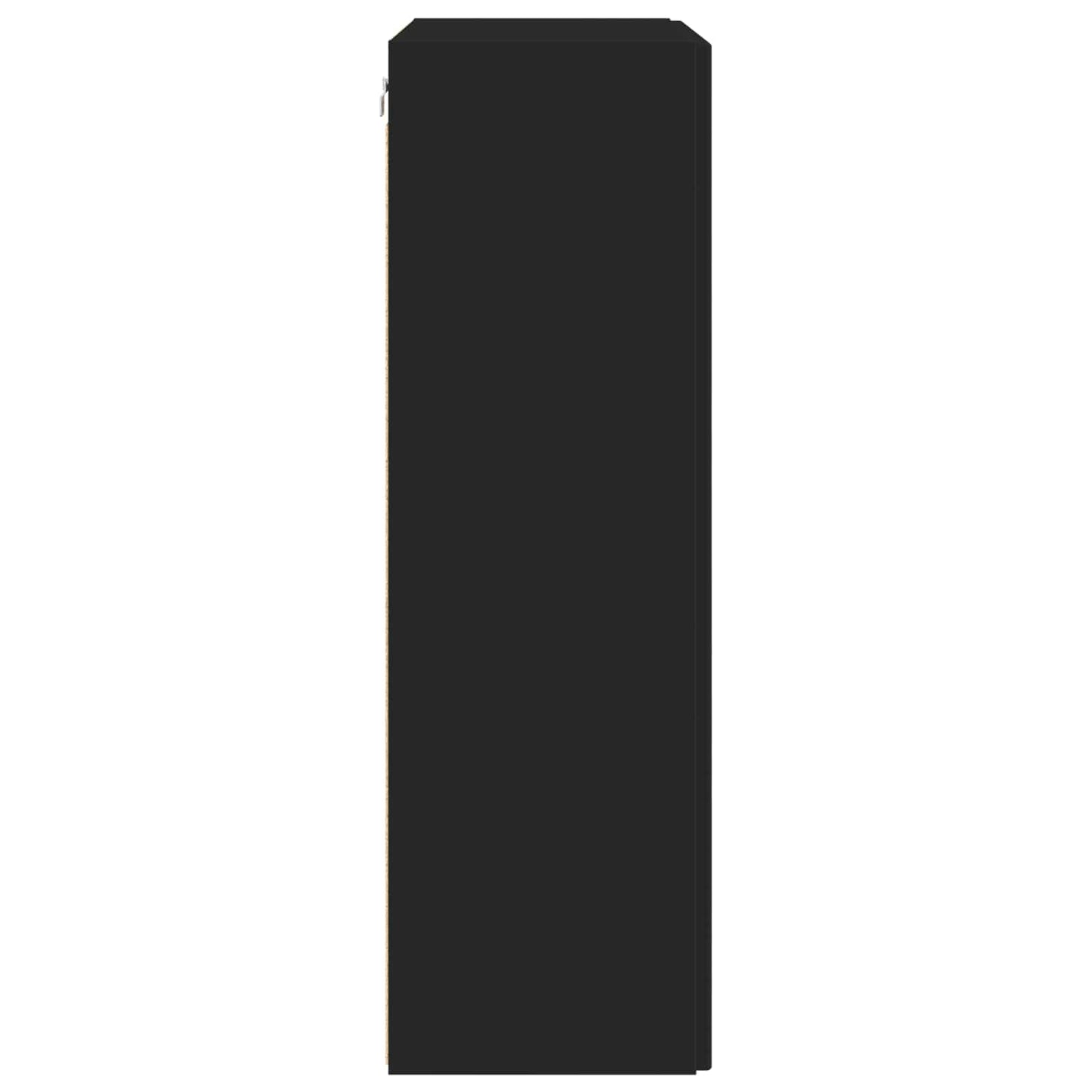 TV Wall Cabinet Black 59.5 x 31 x 100 cm Engineered Wood