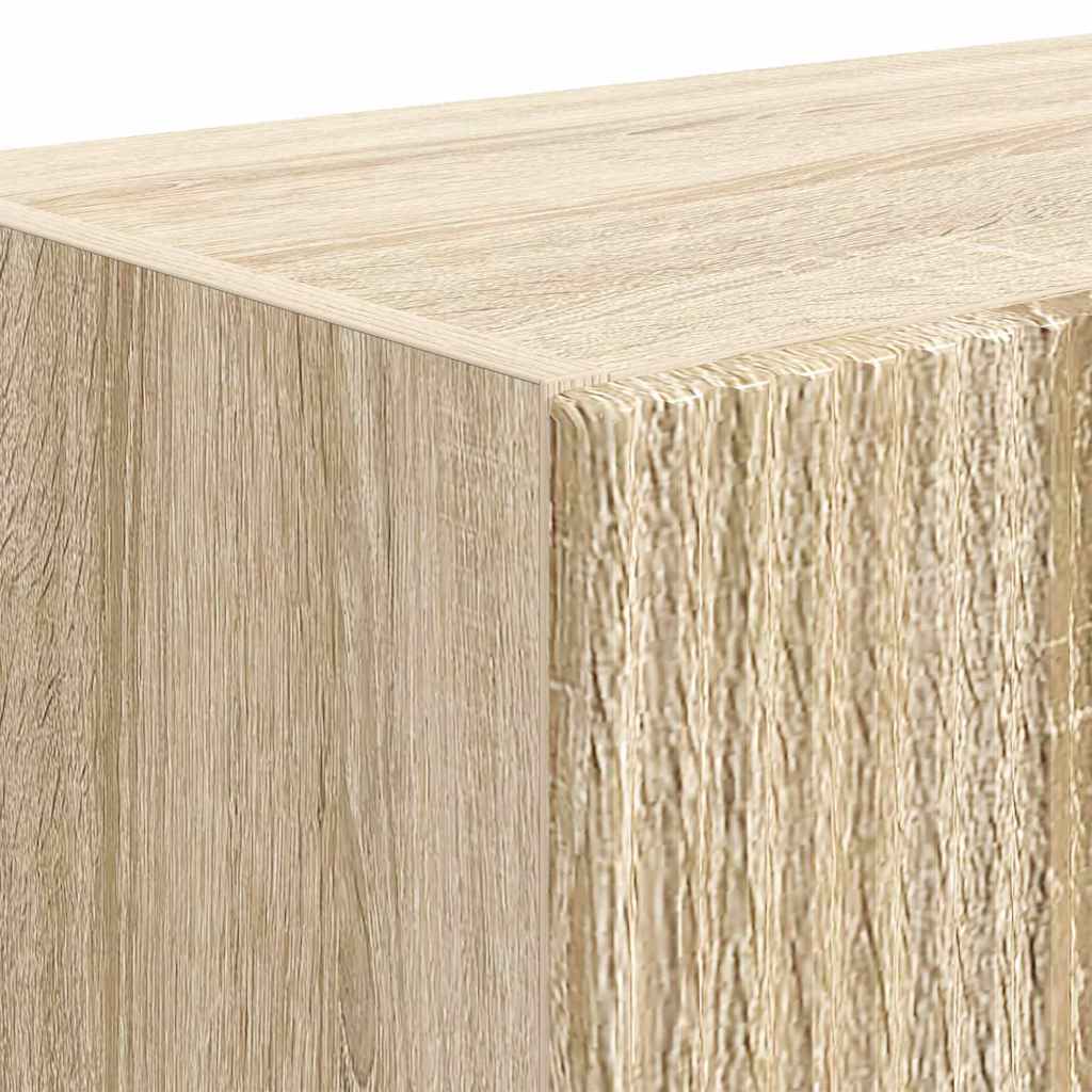 TV Wall Cabinet Sonoma Oak 59.5 x 31 x 100 cm Engineered Wood