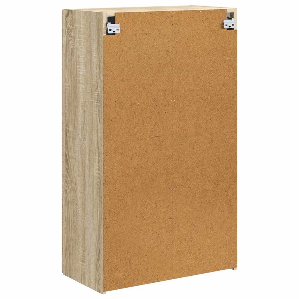 TV Wall Cabinet Sonoma Oak 59.5 x 31 x 100 cm Engineered Wood