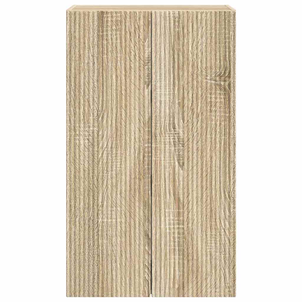 TV Wall Cabinet Sonoma Oak 59.5 x 31 x 100 cm Engineered Wood