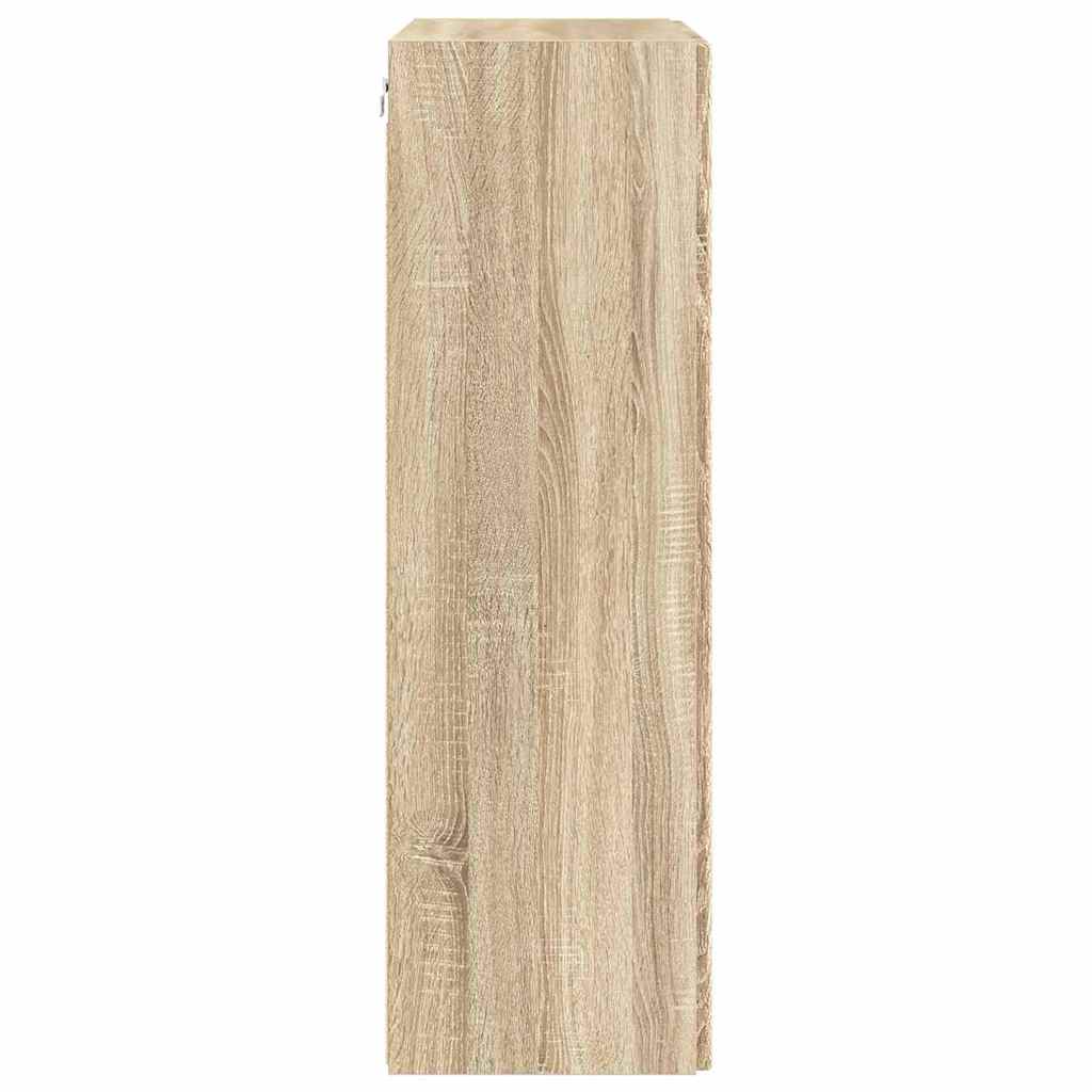 TV Wall Cabinet Sonoma Oak 59.5 x 31 x 100 cm Engineered Wood