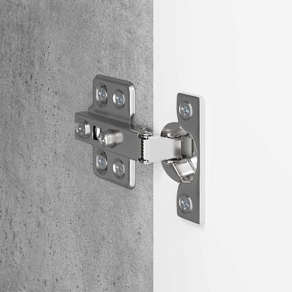 TV Wall Cabinet Wall-mounted Concrete Grey 59.5 x 31 x 100 cm