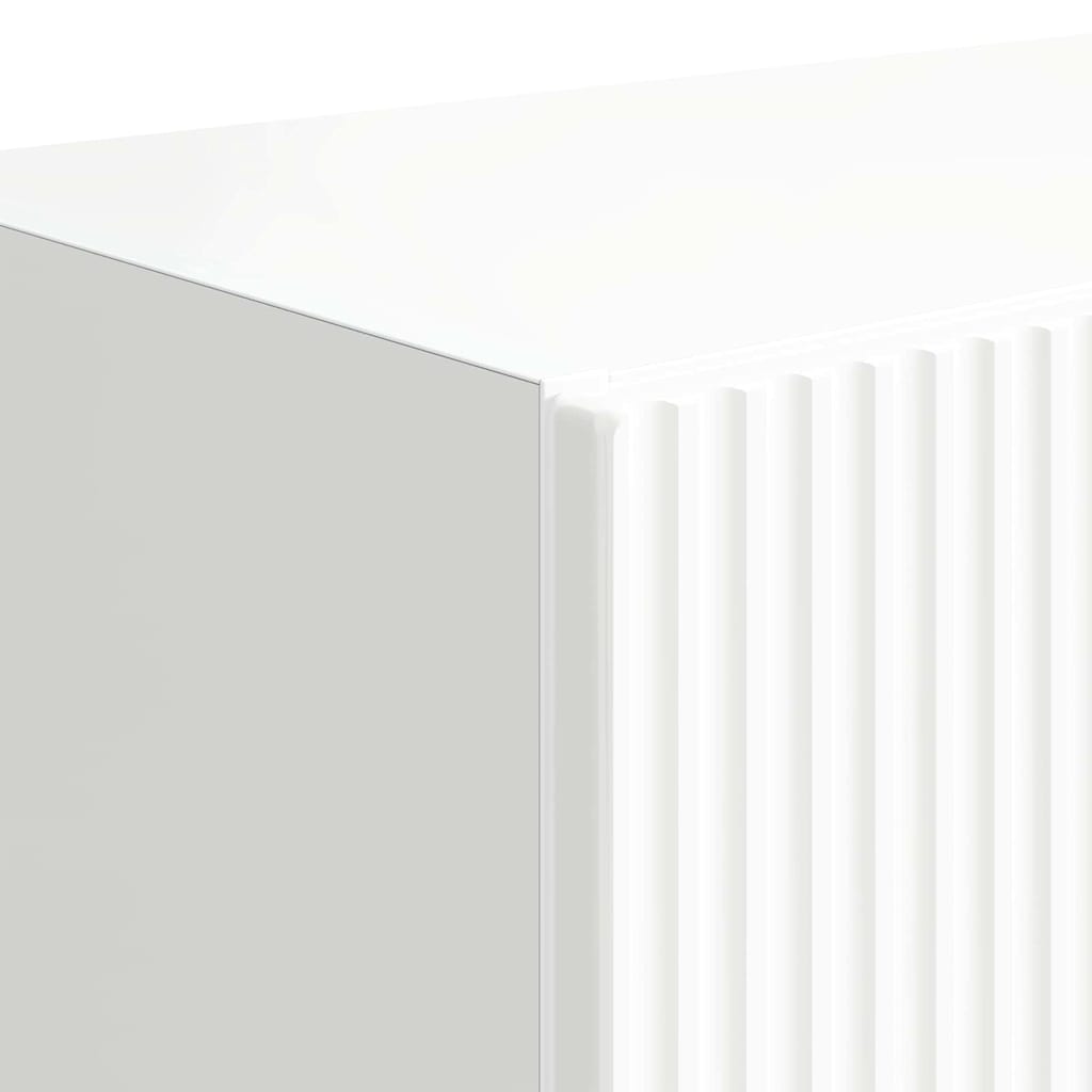 TV Wall Cabinet High Gloss White 59.5 x 31 x 100 cm