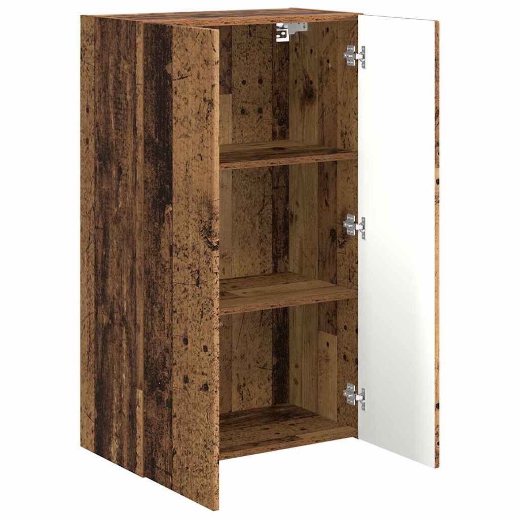 TV Wall Cabinet Old Wood 59.5 x 31 x 100 cm Engineered Wood