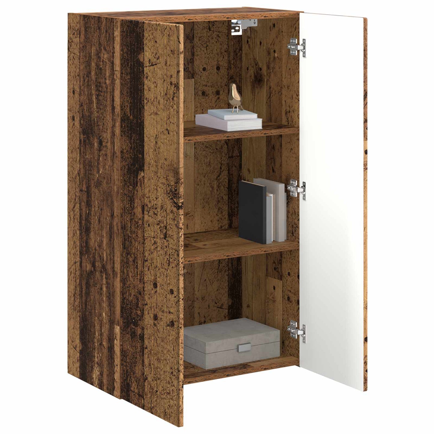 TV Wall Cabinet Old Wood 59.5 x 31 x 100 cm Engineered Wood