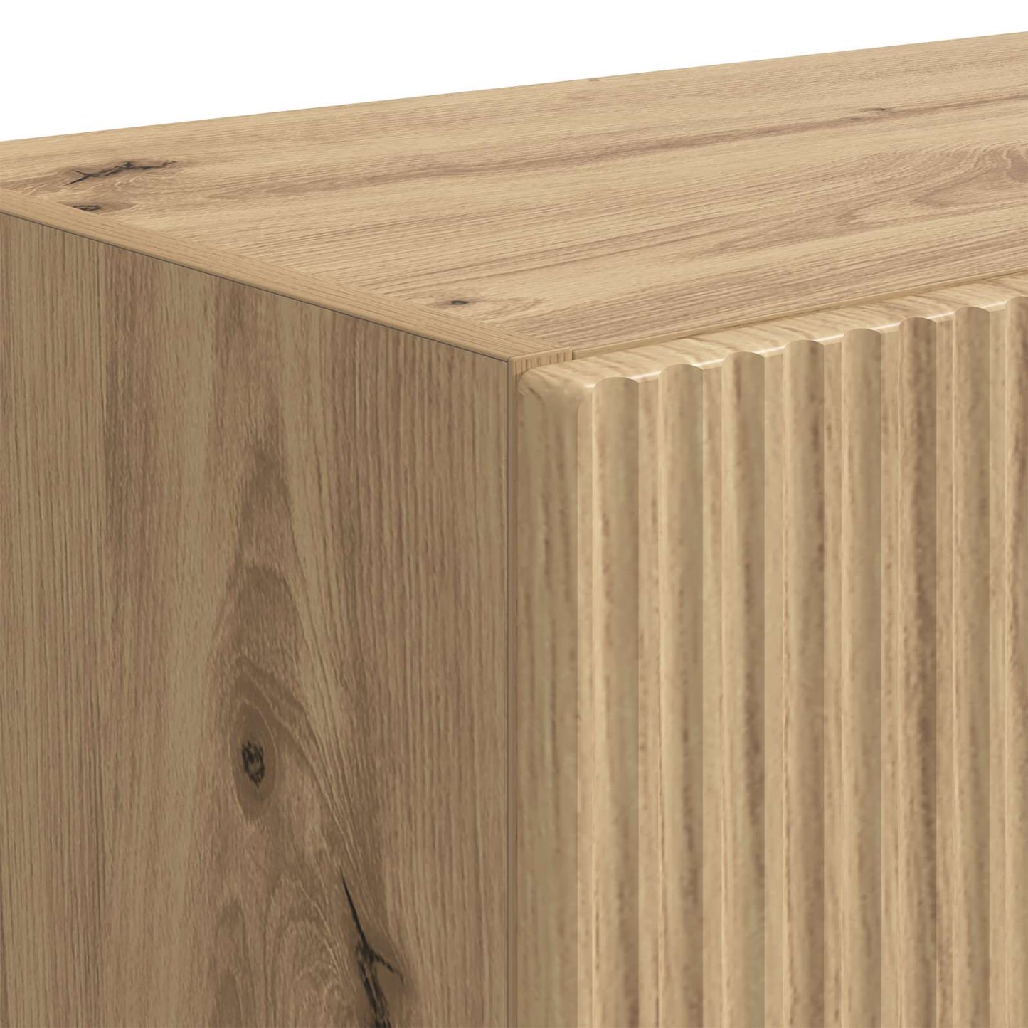 TV Wall Cabinet Artisan Oak 59.5 x 31 x 100 cm Engineered Wood