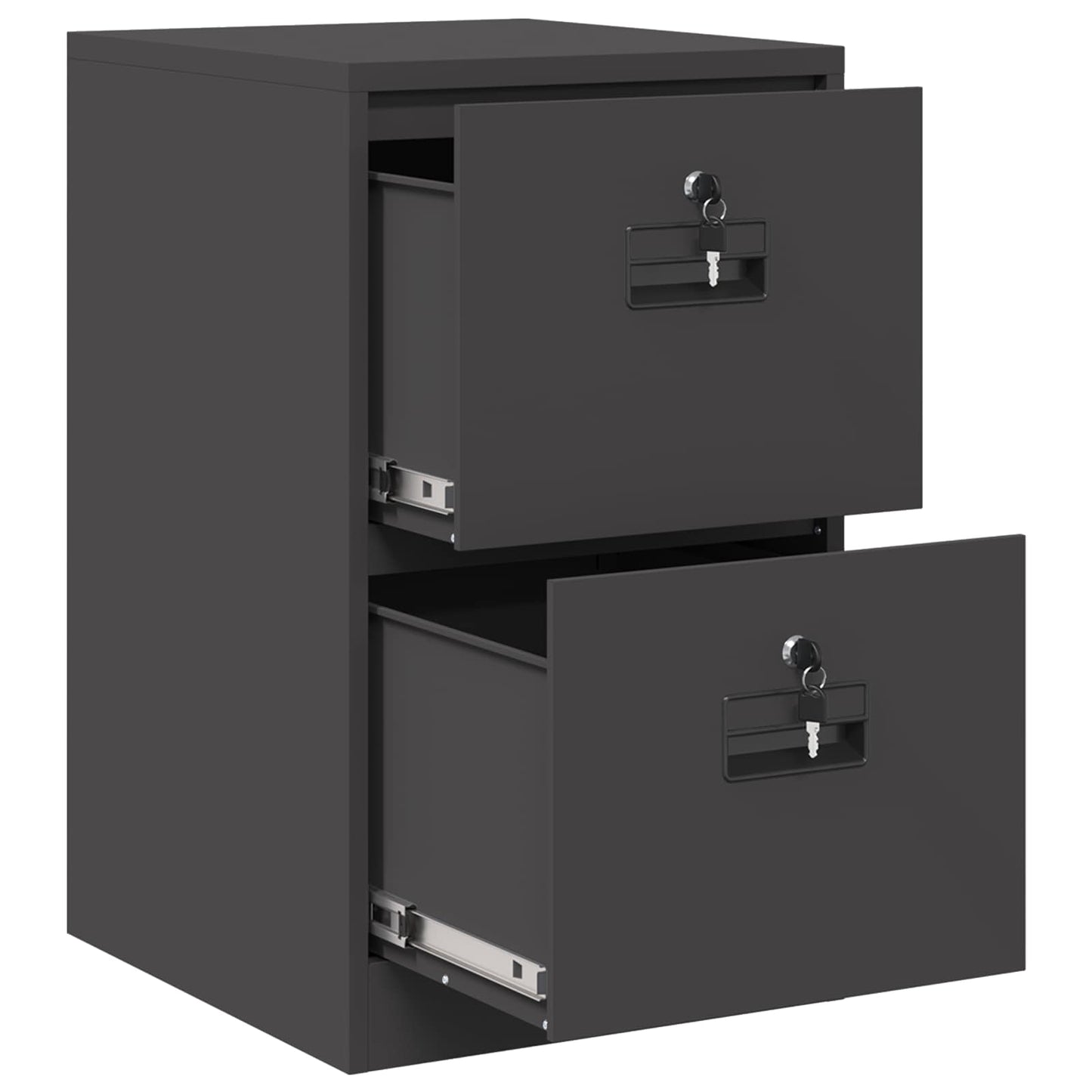 File Cabinet Black 44 x 50 x 74.5 cm Cold-Rolled Steel