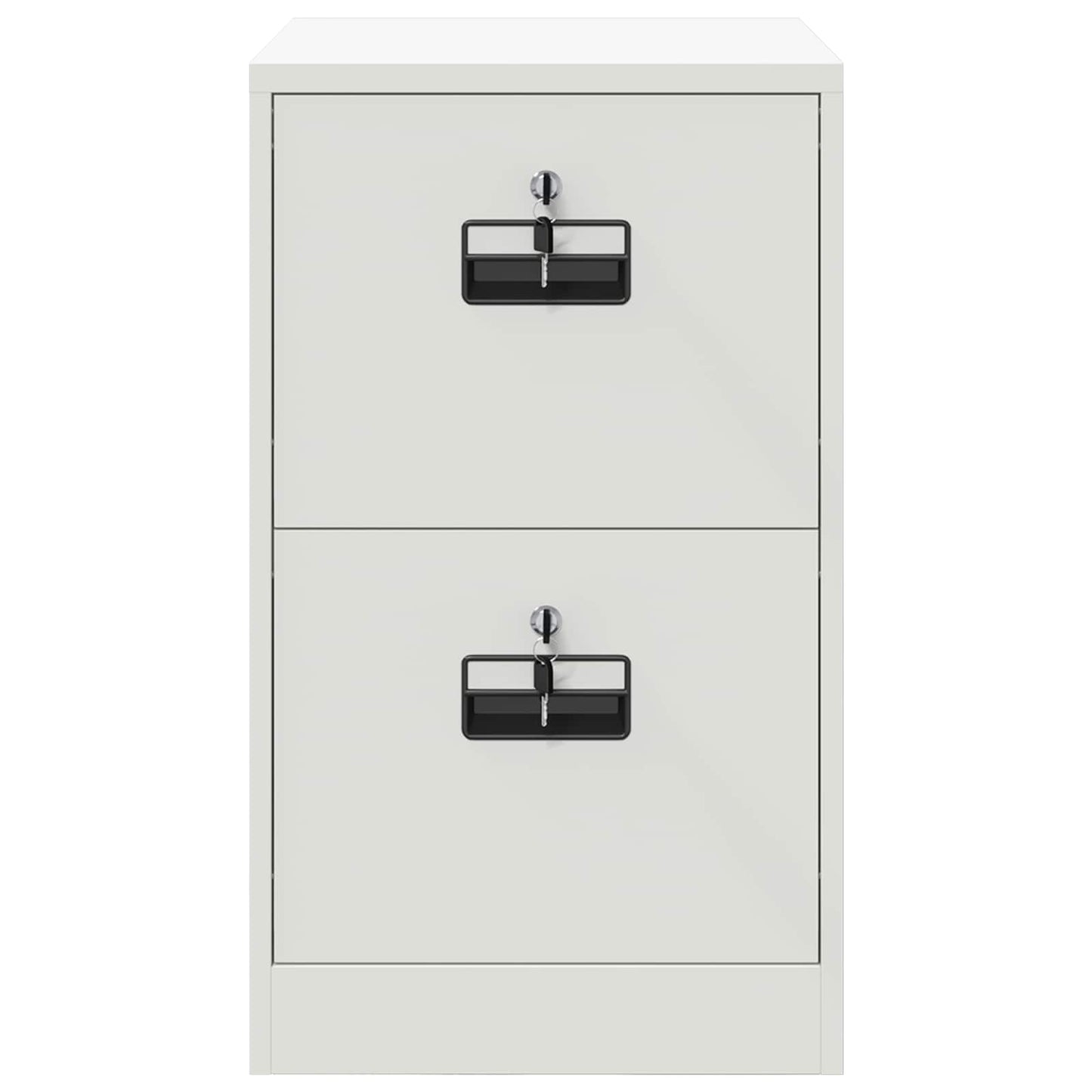 File Cabinet White 44 x 50 x 74.5 cm Cold-Rolled Steel