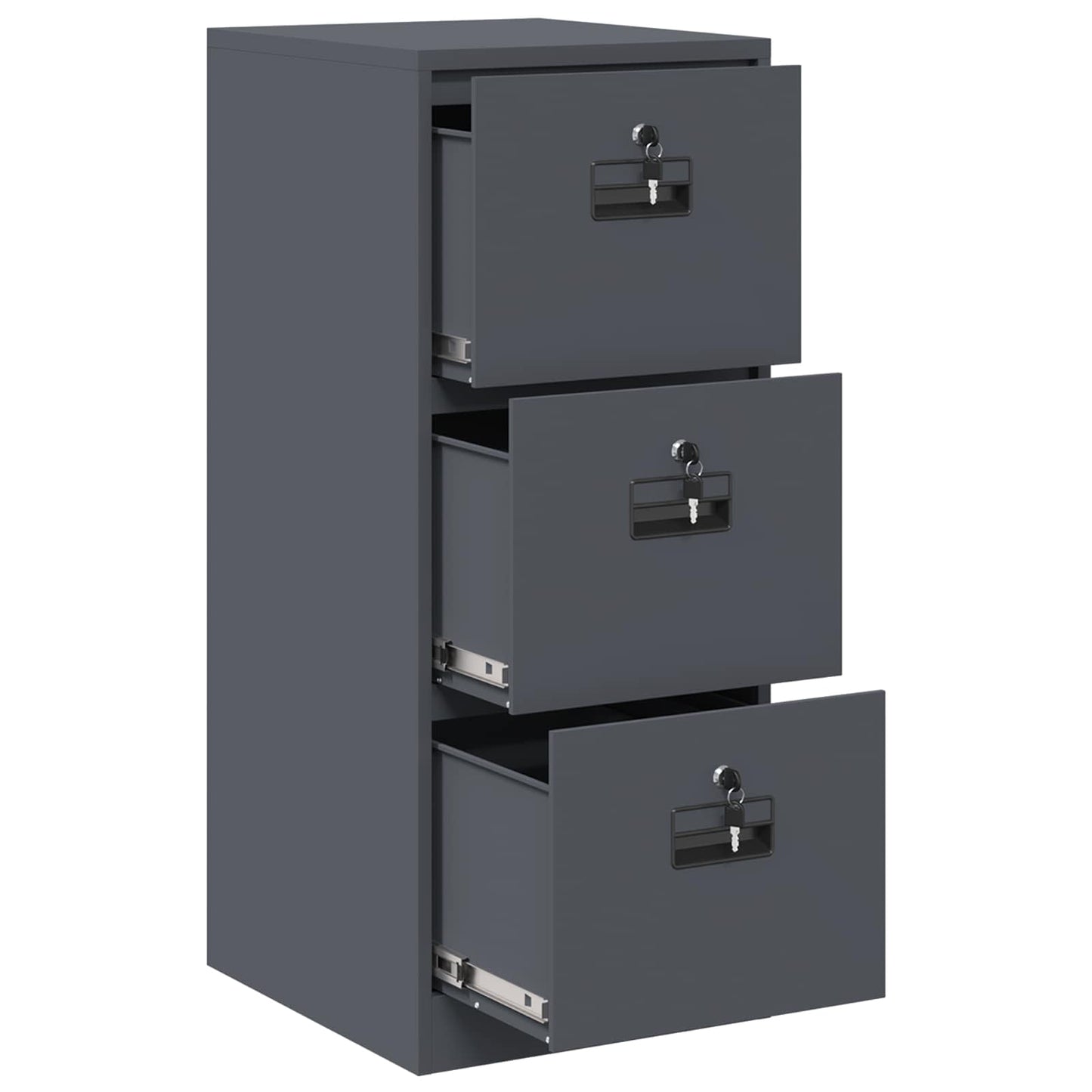 File Cabinet Anthracite 44 x 50 x 106.5 cm Cold-Rolled Steel