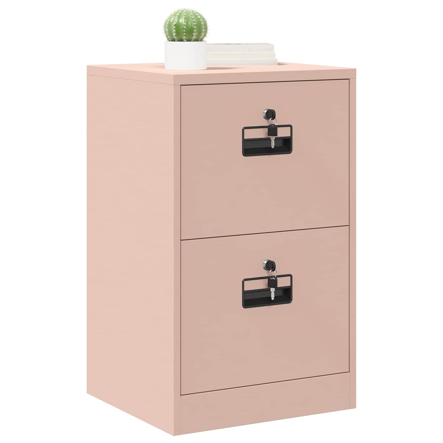 File Cabinet Pink 45.5 x 42 x 74.5 cm Cold-Rolled Steel