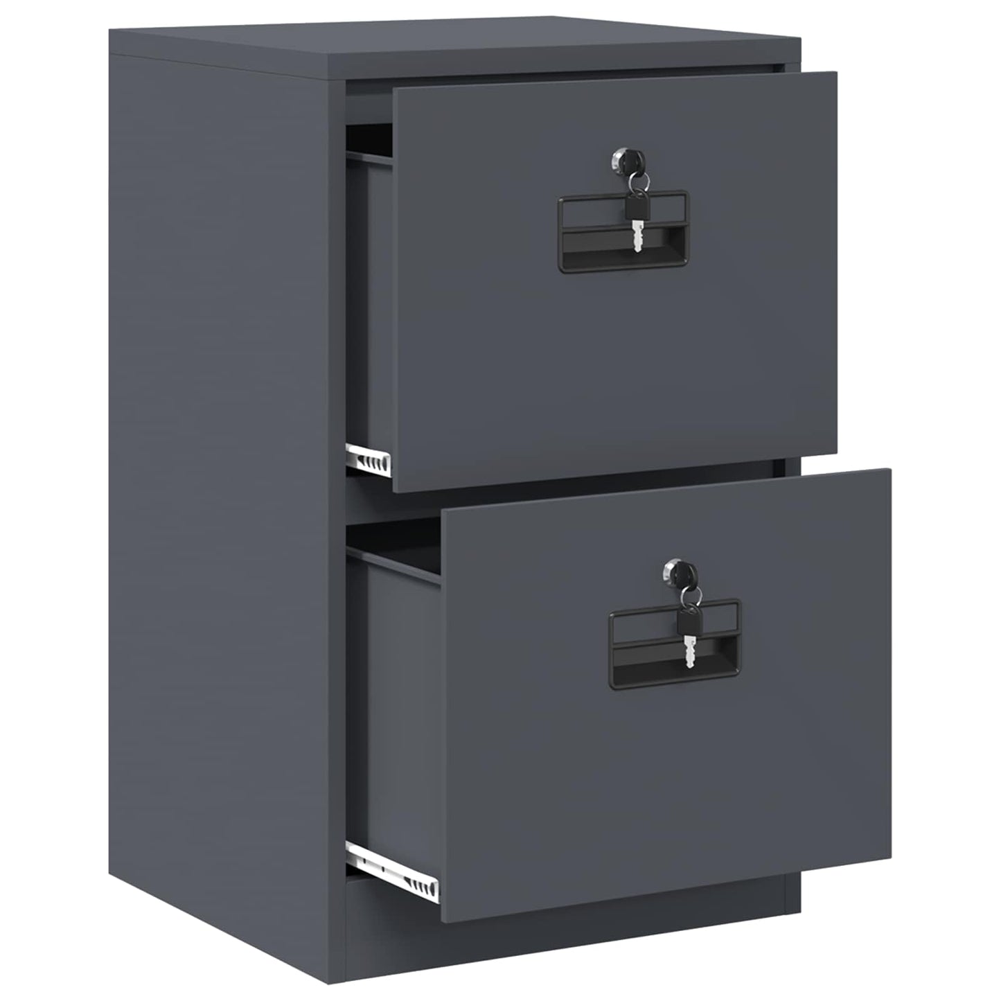 File Cabinet Anthracite 45.5 x 42 x 74.5 cm Cold-Rolled Steel