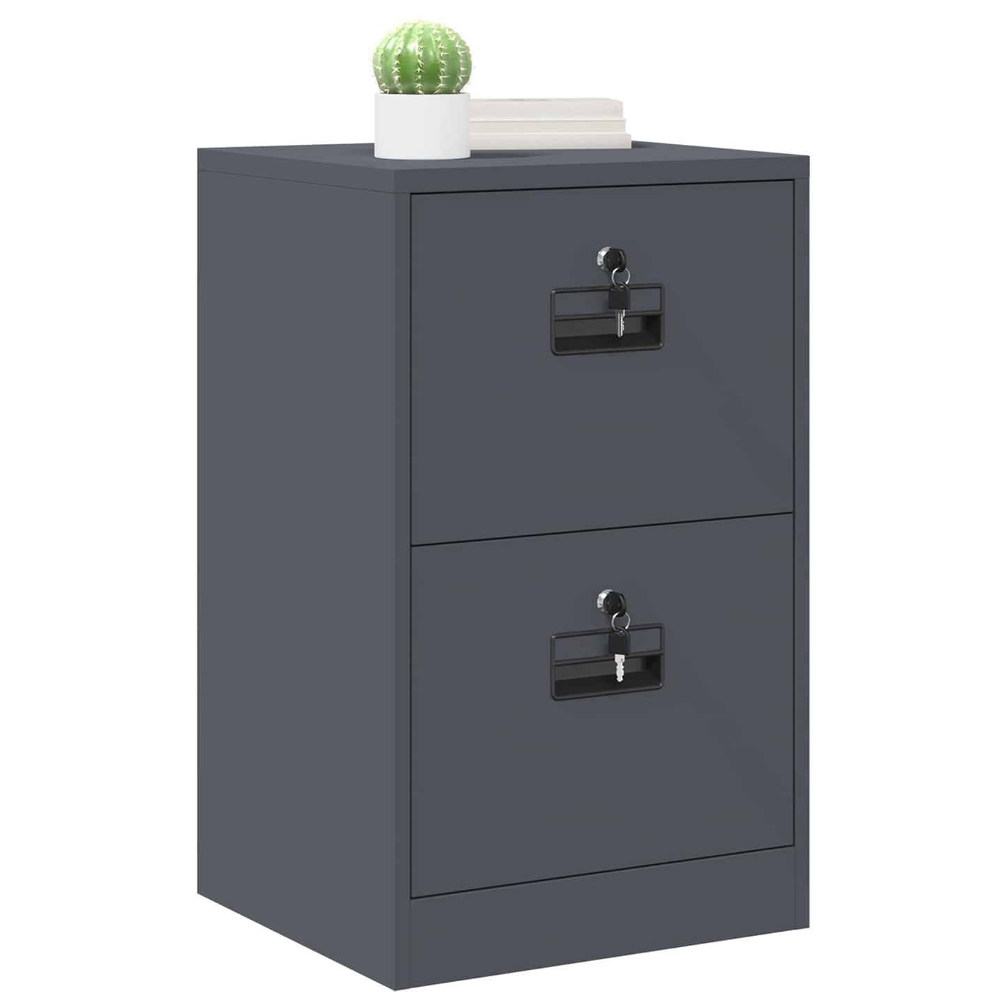File Cabinet Anthracite 45.5 x 42 x 74.5 cm Cold-Rolled Steel