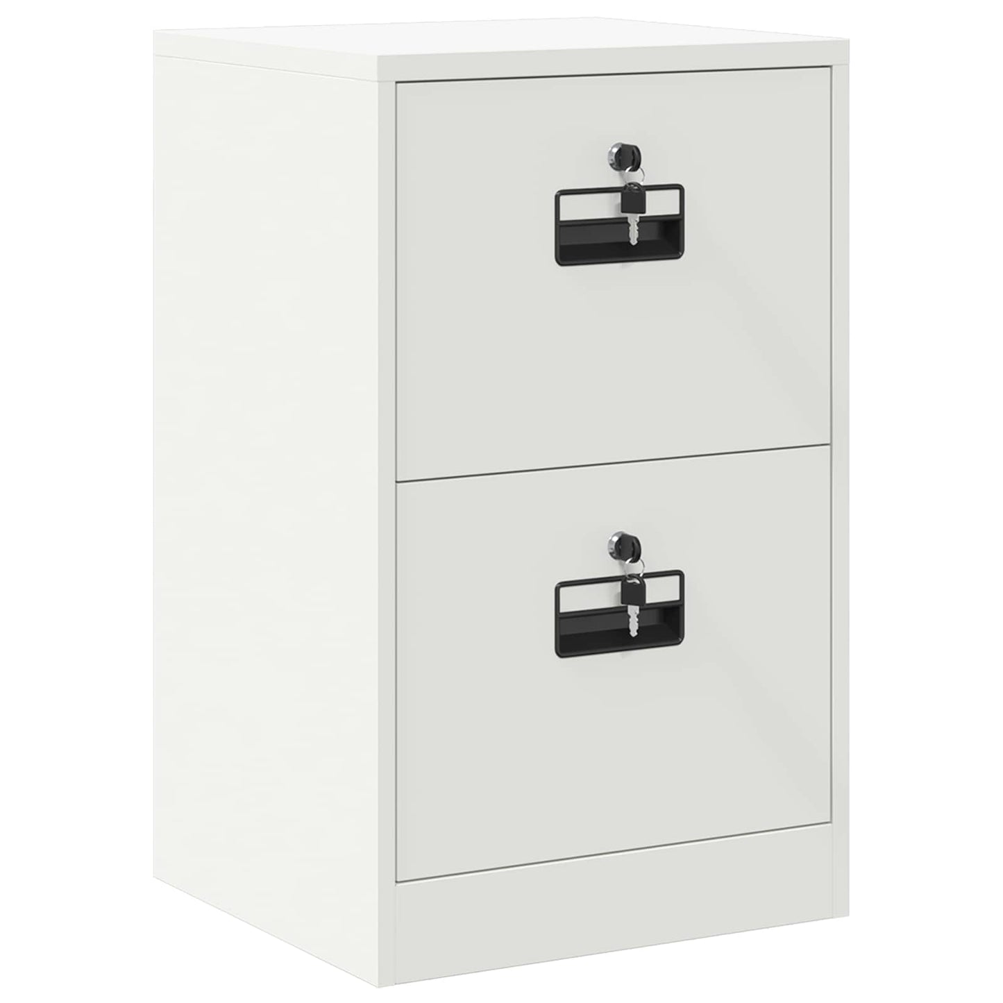 File Cabinet White 45.5 x 42 x 74.5 cm Cold-Rolled Steel