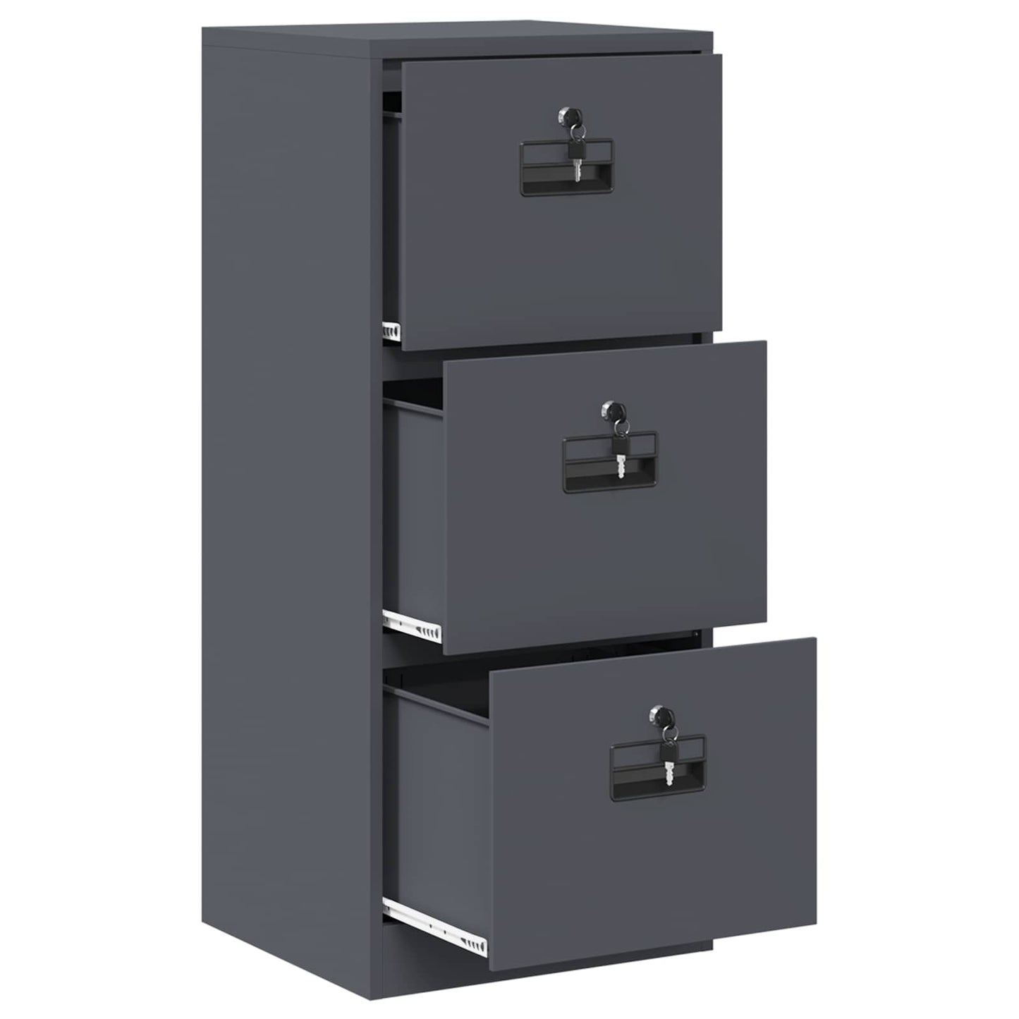 File Cabinet Anthracite 45.5 x 42 x 106.5 cm Cold-Rolled Steel