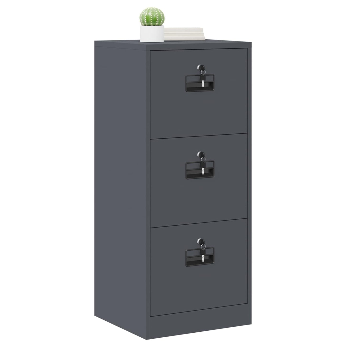 File Cabinet Anthracite 45.5 x 42 x 106.5 cm Cold-Rolled Steel
