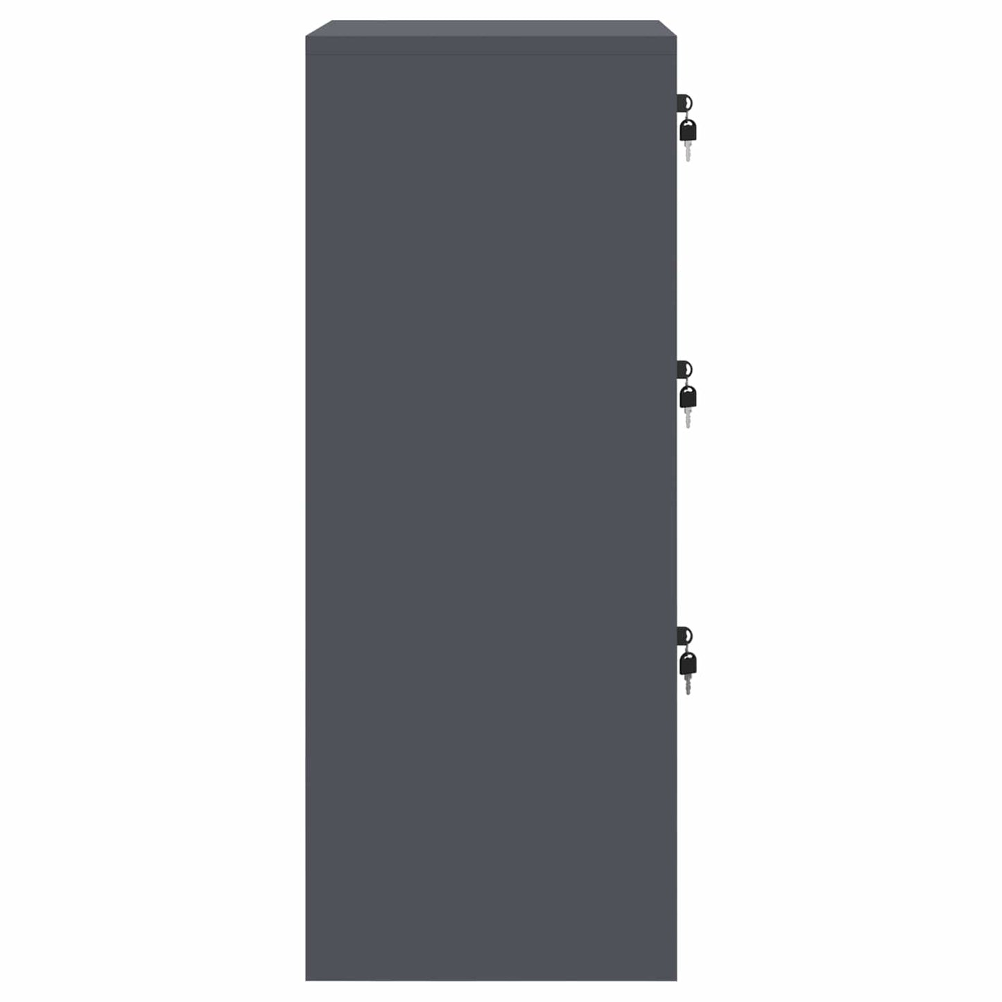 File Cabinet Anthracite 45.5 x 42 x 106.5 cm Cold-Rolled Steel