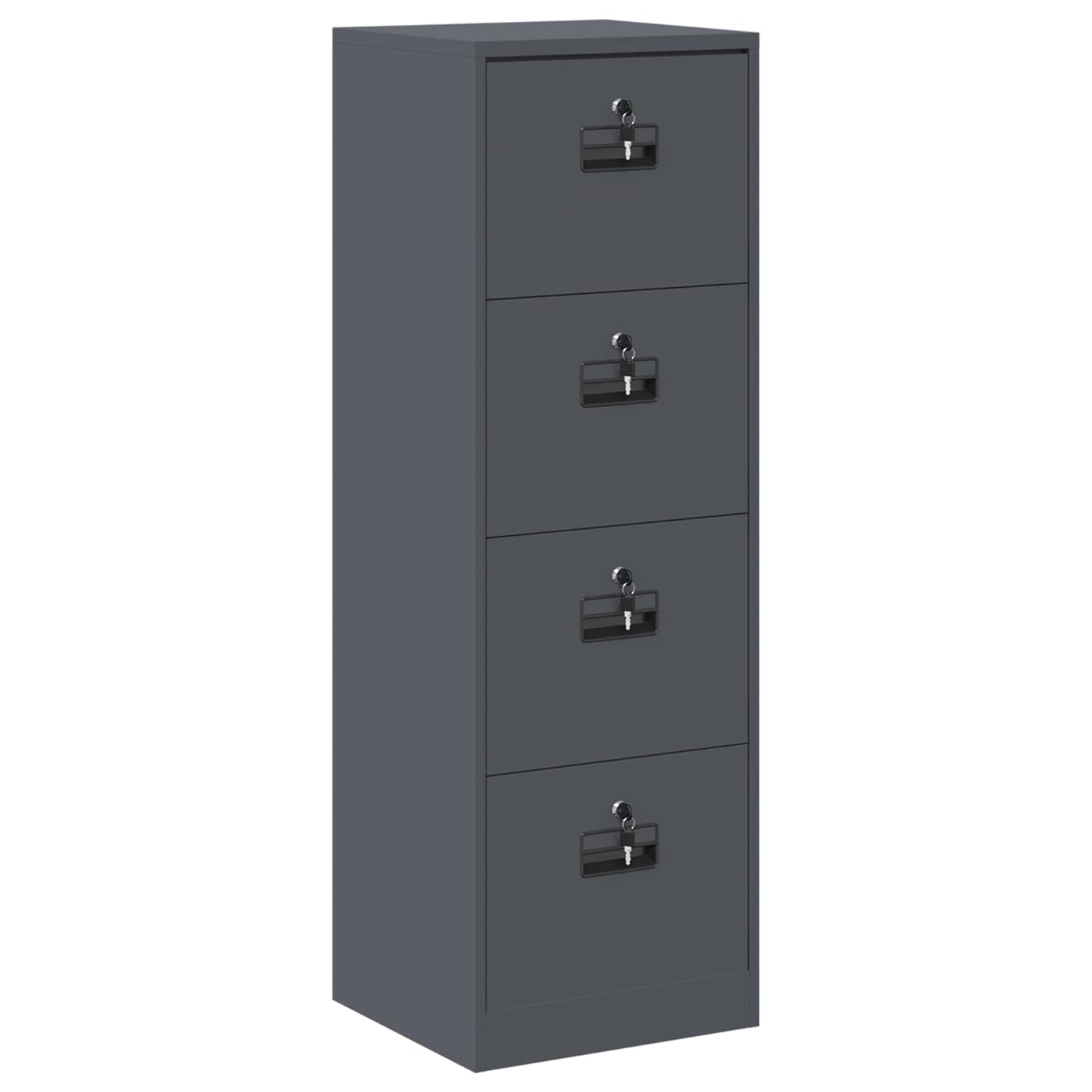 File Cabinet Anthracite 45.5 x 42 x 139 cm Cold-Rolled Steel