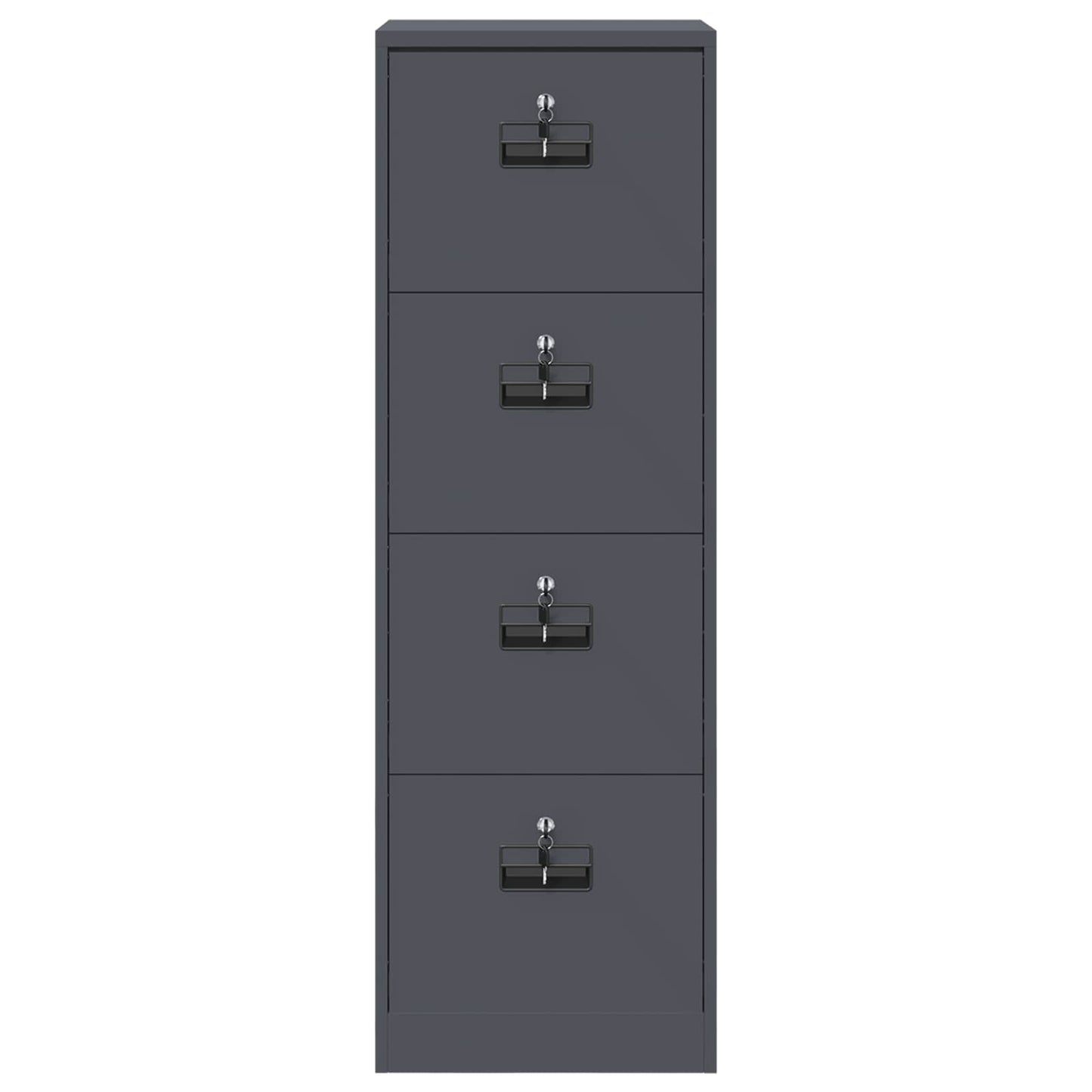 File Cabinet Anthracite 45.5 x 42 x 139 cm Cold-Rolled Steel