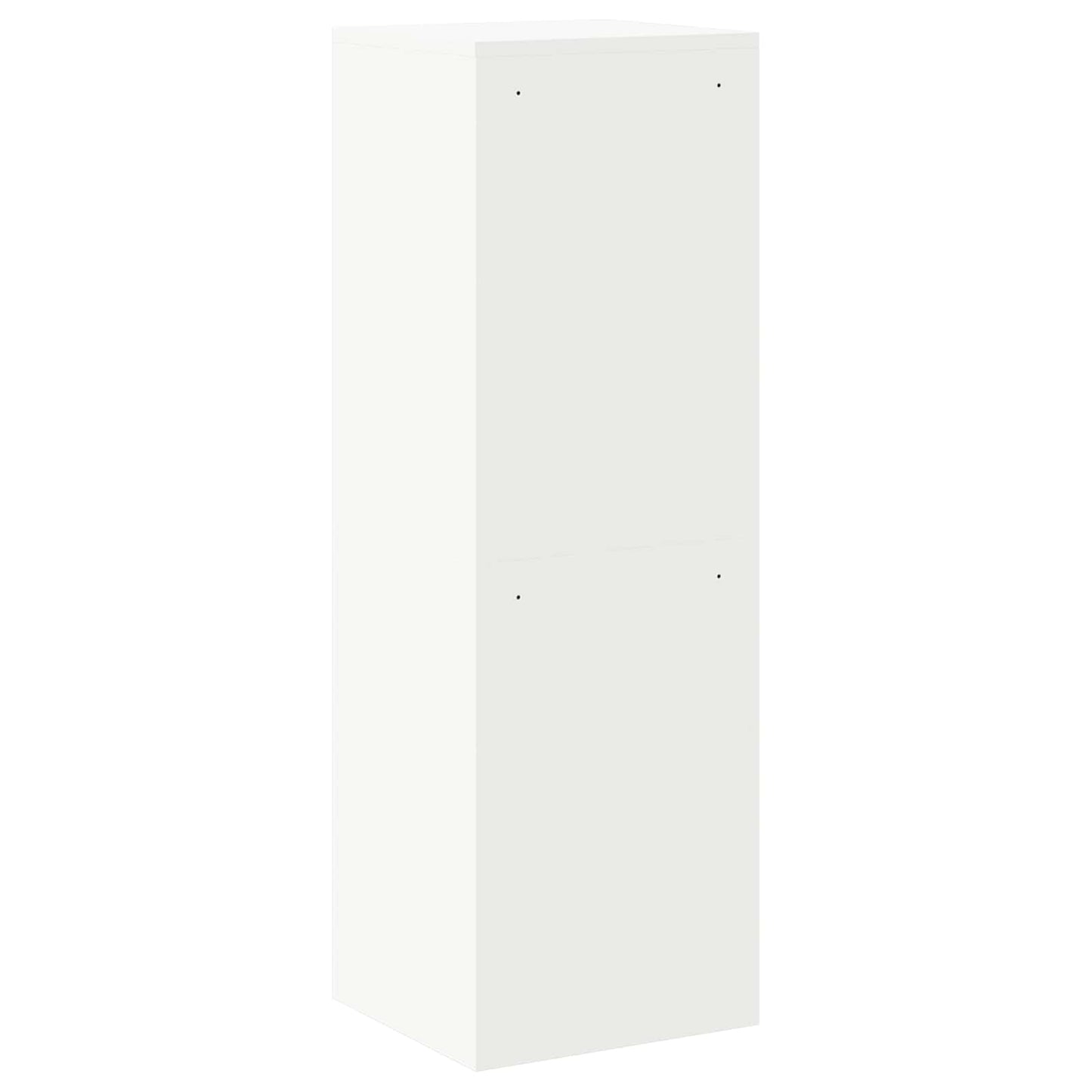 File Cabinet White 45.5 x 42 x 139 cm Cold-Rolled Steel