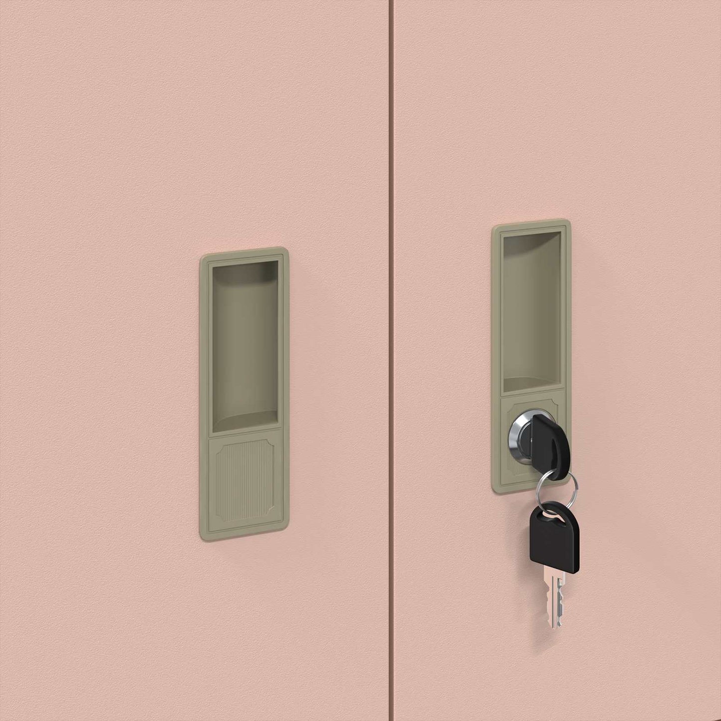 Storage Cabinet Pink 90 x 40 x 40 cm Steel