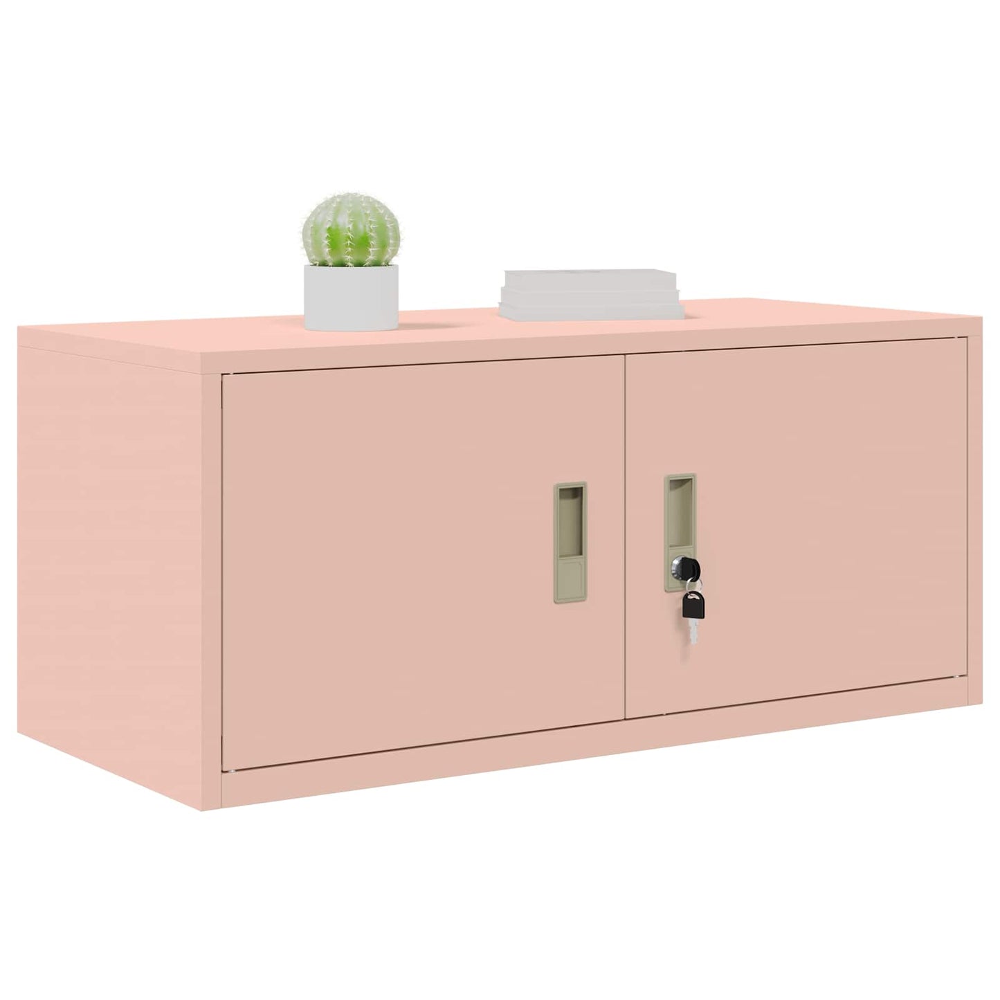 Storage Cabinet Pink 90 x 40 x 40 cm Steel