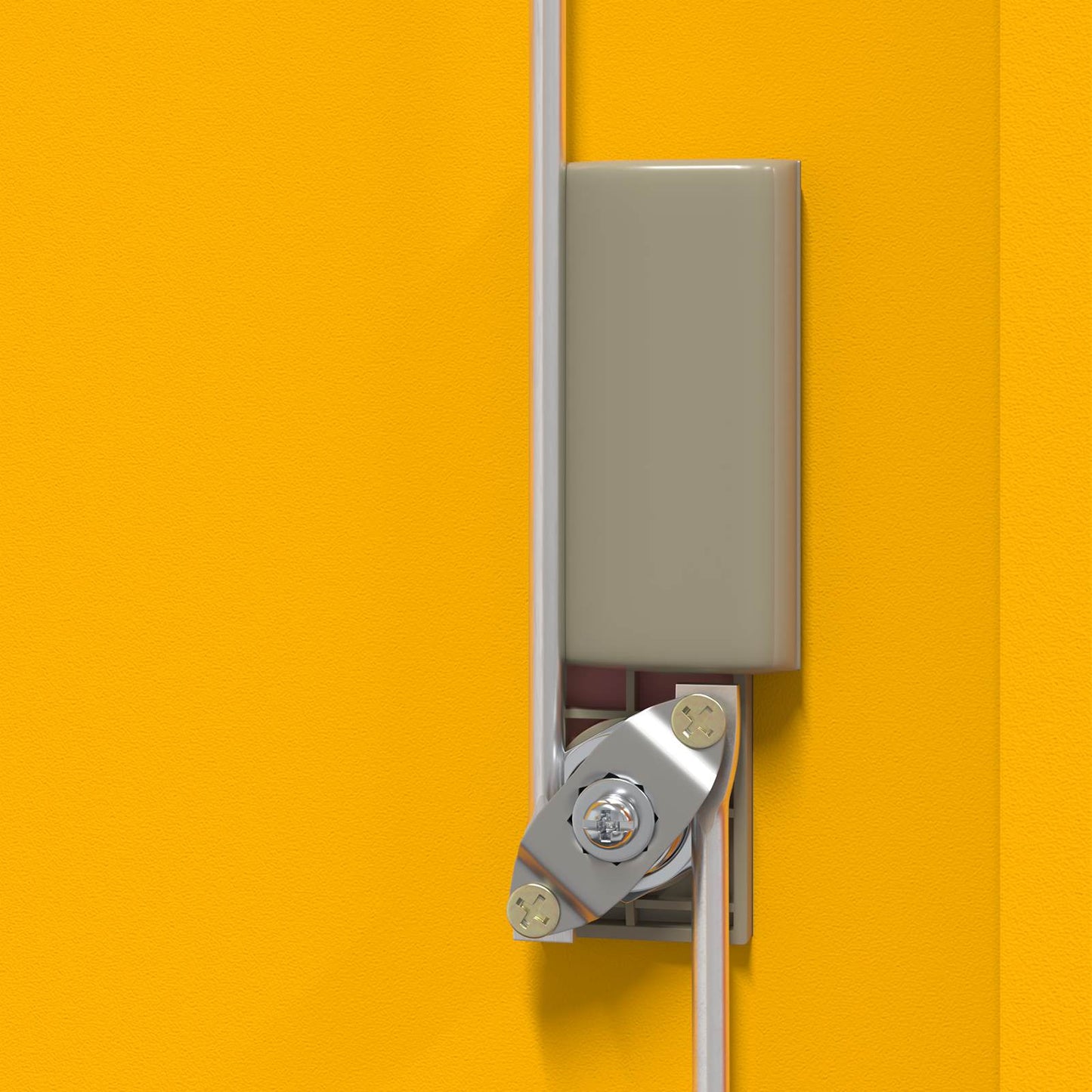 Storage Cabinet Mustard Yellow 90 x 40 x 40 cm Steel