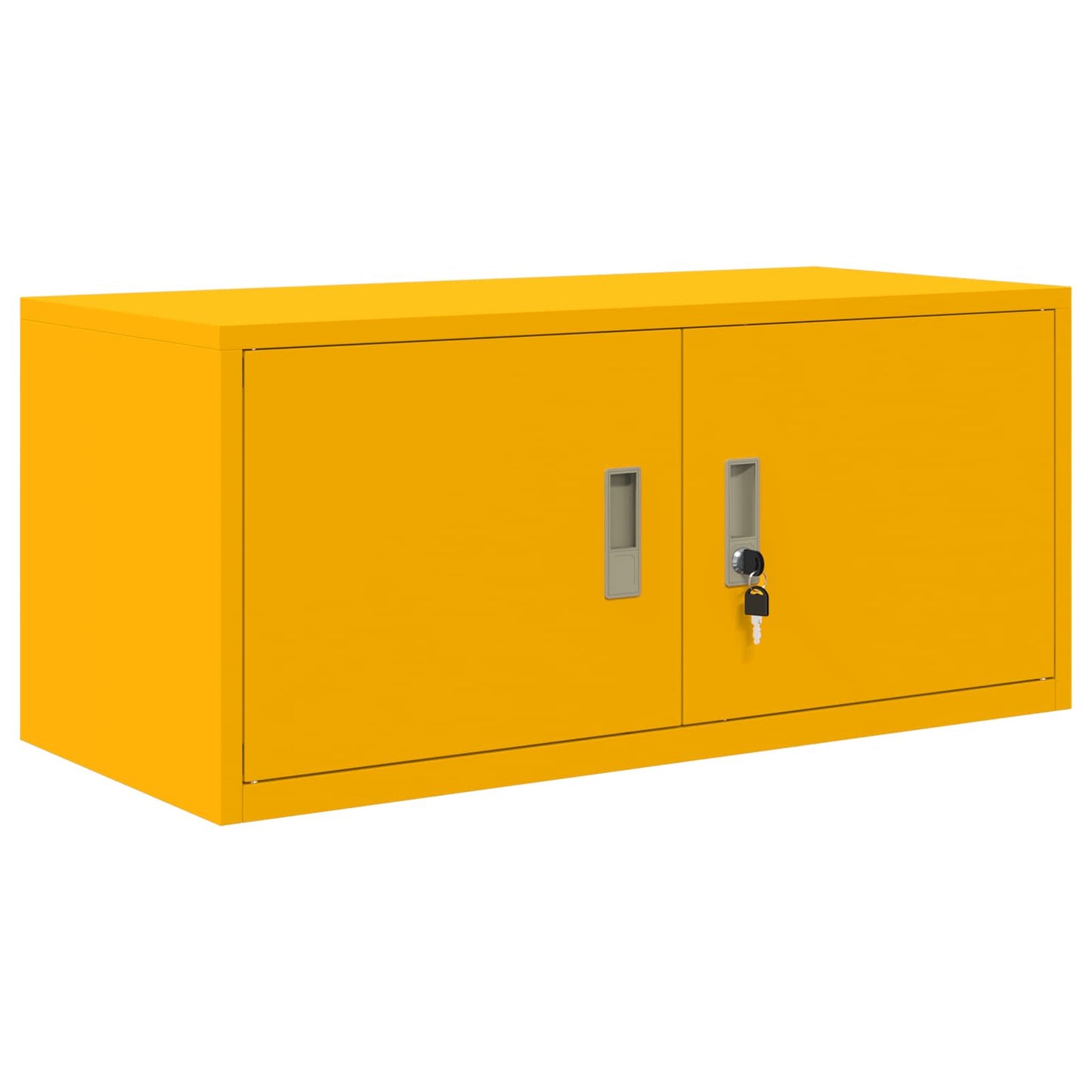 Storage Cabinet Mustard Yellow 90 x 40 x 40 cm Steel