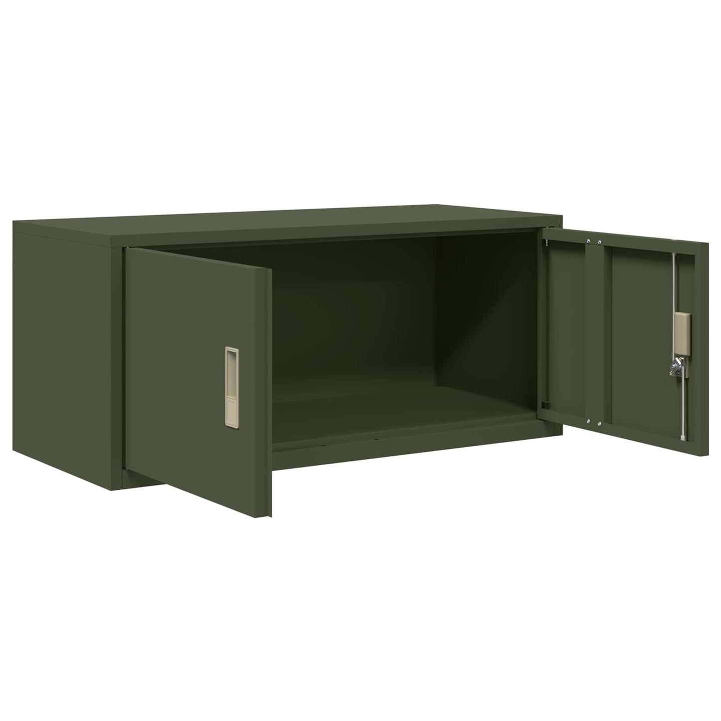 Storage Cabinet Olive Green 90 x 40 x 40 cm Steel