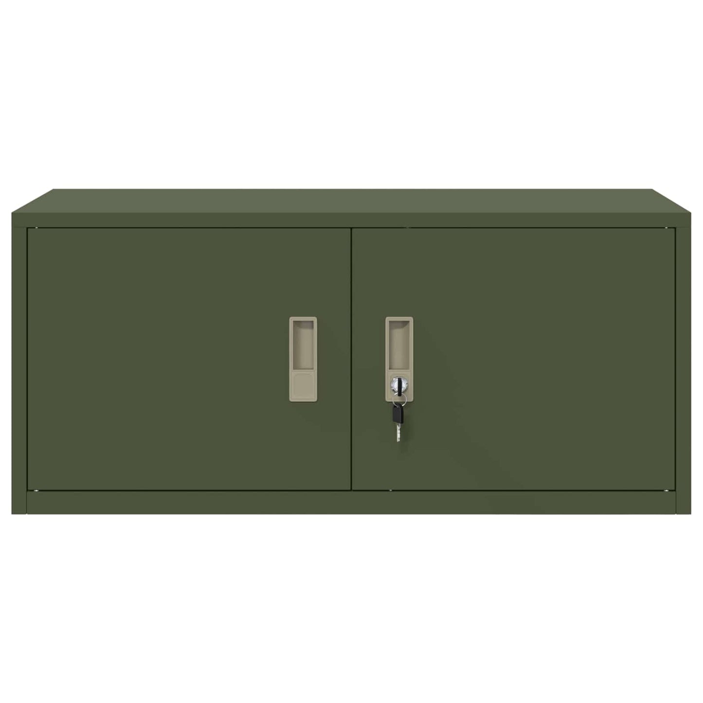 Storage Cabinet Olive Green 90 x 40 x 40 cm Steel