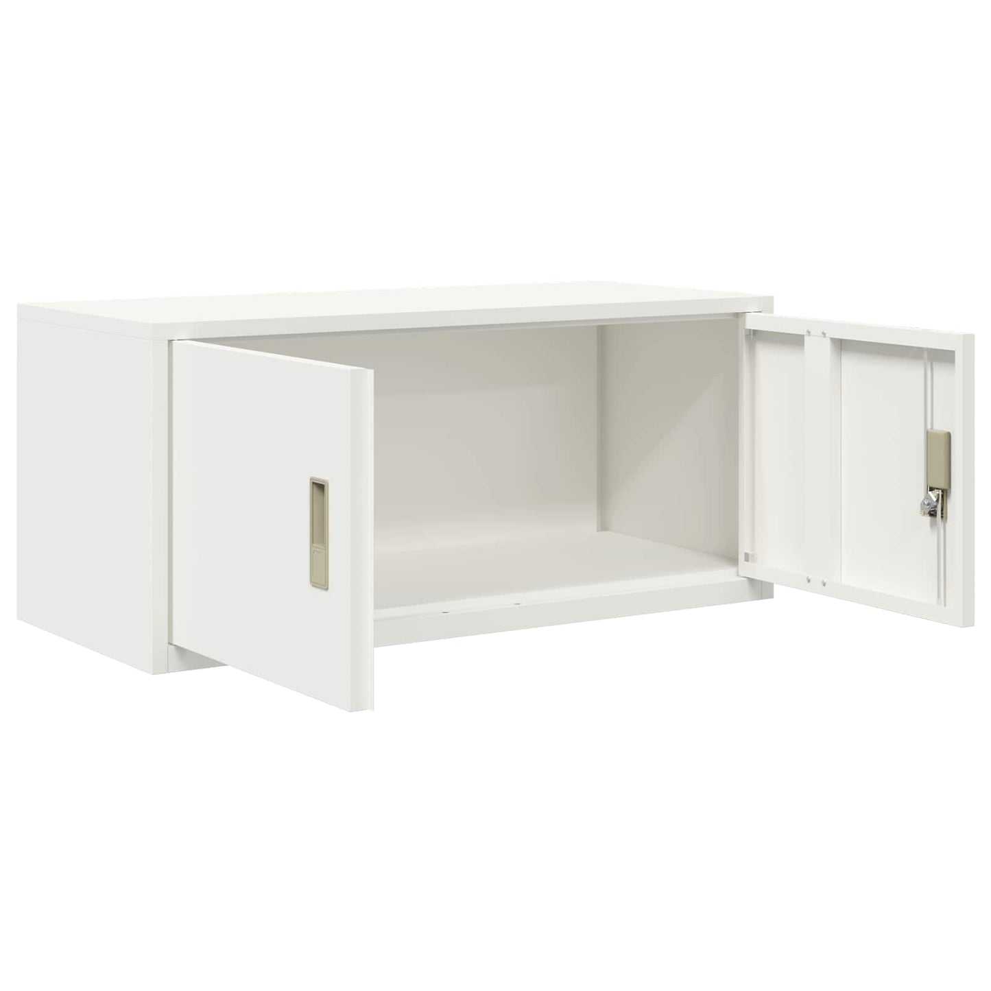 Storage Cabinet White 90 x 40 x 40 cm Steel