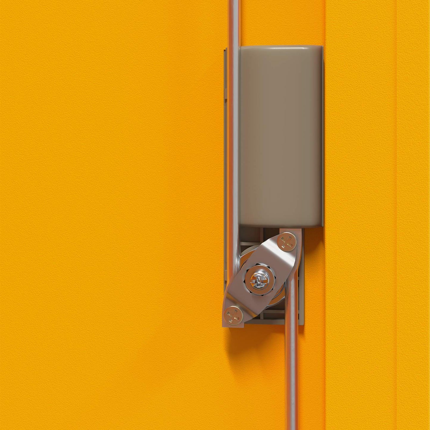 Storage Cabinet Mustard Yellow 90 x 40 x 70 cm Steel